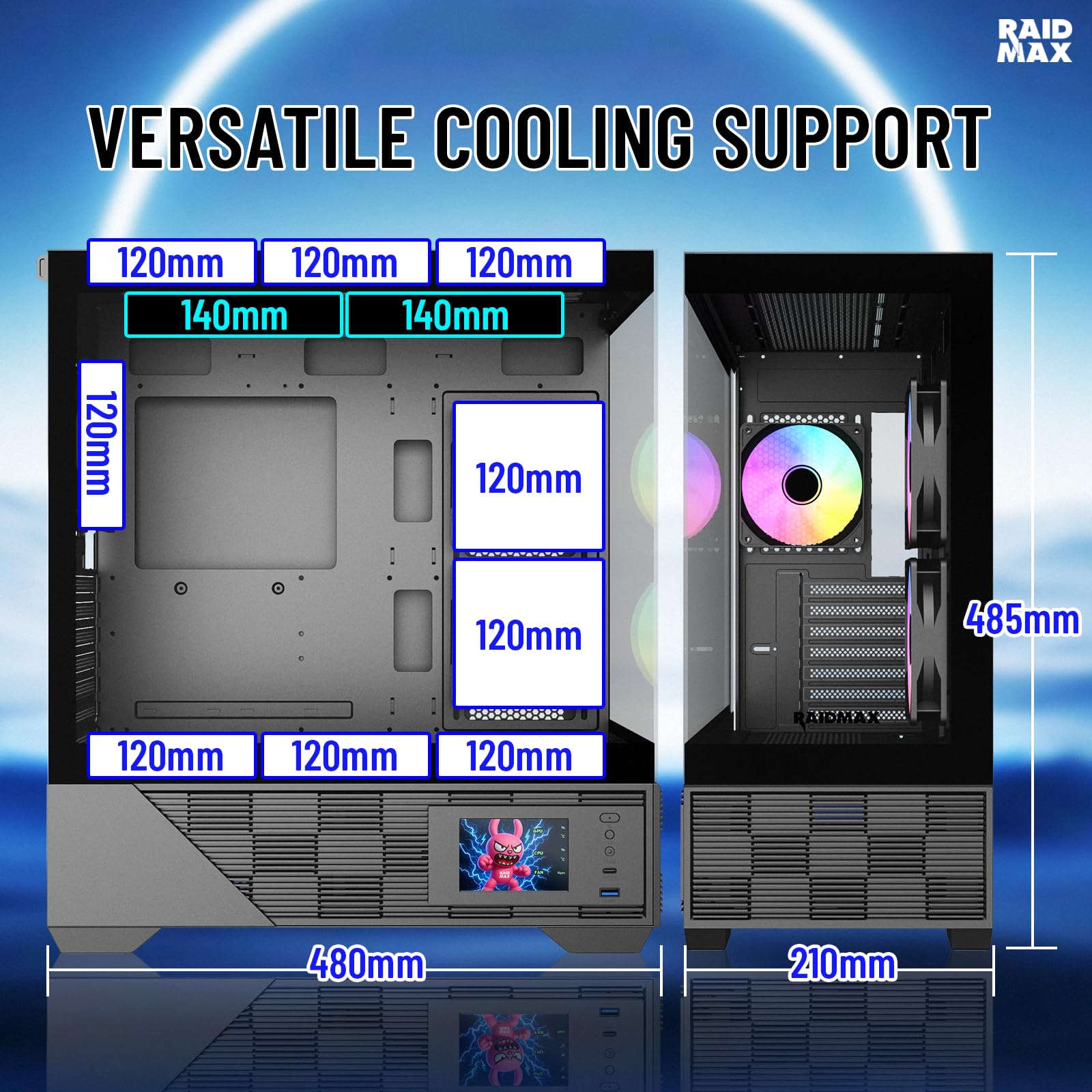 RAID TOWER 5 (型番　MAL355EU3R) HDD 5台収納HDDケース USB3.0 SATA3 RAID対応【公式】 – ICHIBAKAN