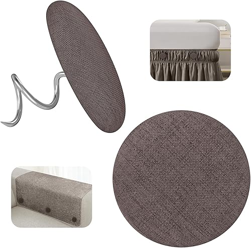 Vista 10 de Alfileres de tapicería para fundas de techo, alfileres o soportes para falda de cama, pasadores para sujetar la falda de cama en su lugar para Negro