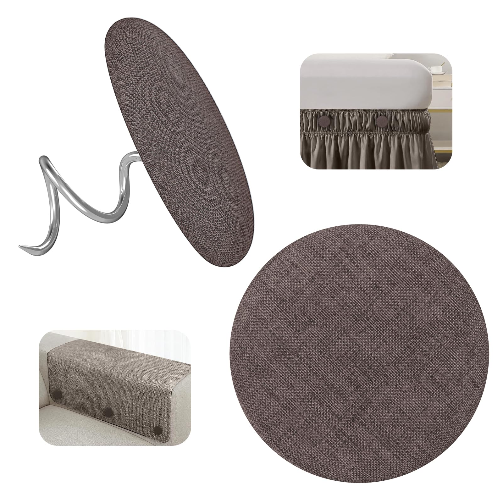 24 Pack Upholstery Twist Pins for Bed Skirts, Slipcovers &amp; Headliners