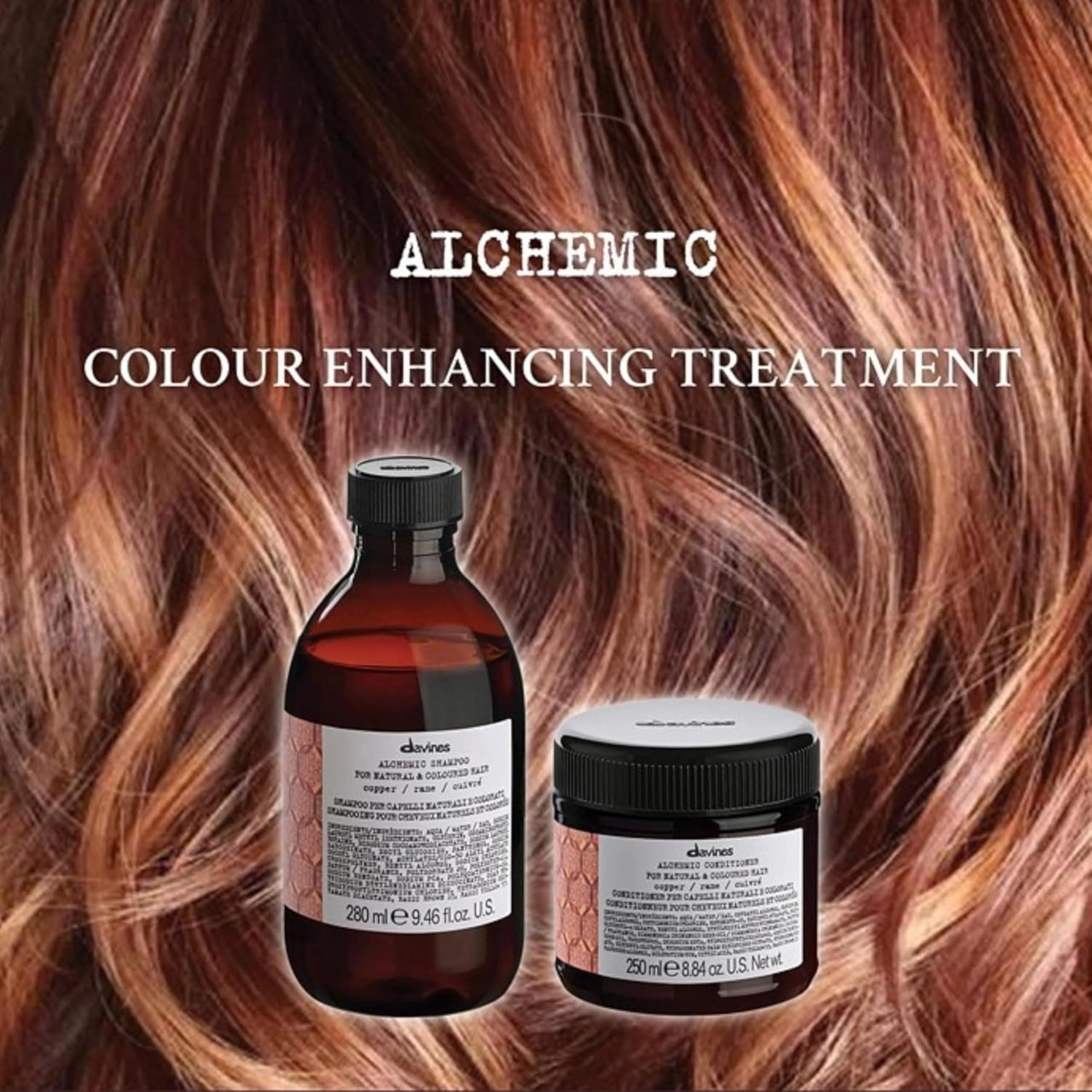 Davines Alchemic Conditioner, Copper, 8.81 oz.