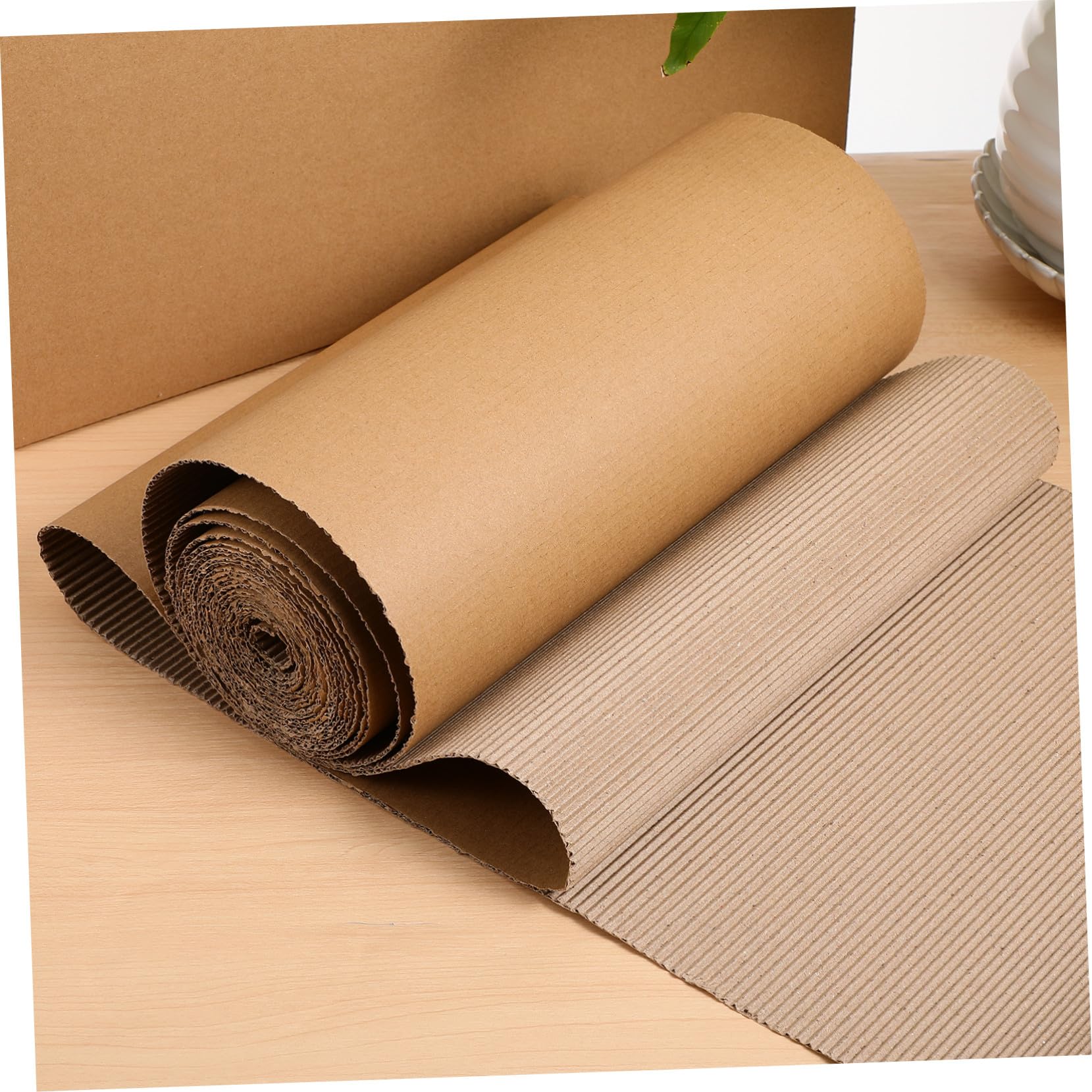 EXCEART Carton Ondulé Simple Face pour Résistant Protection Expédition et Bricolage Polyvalent