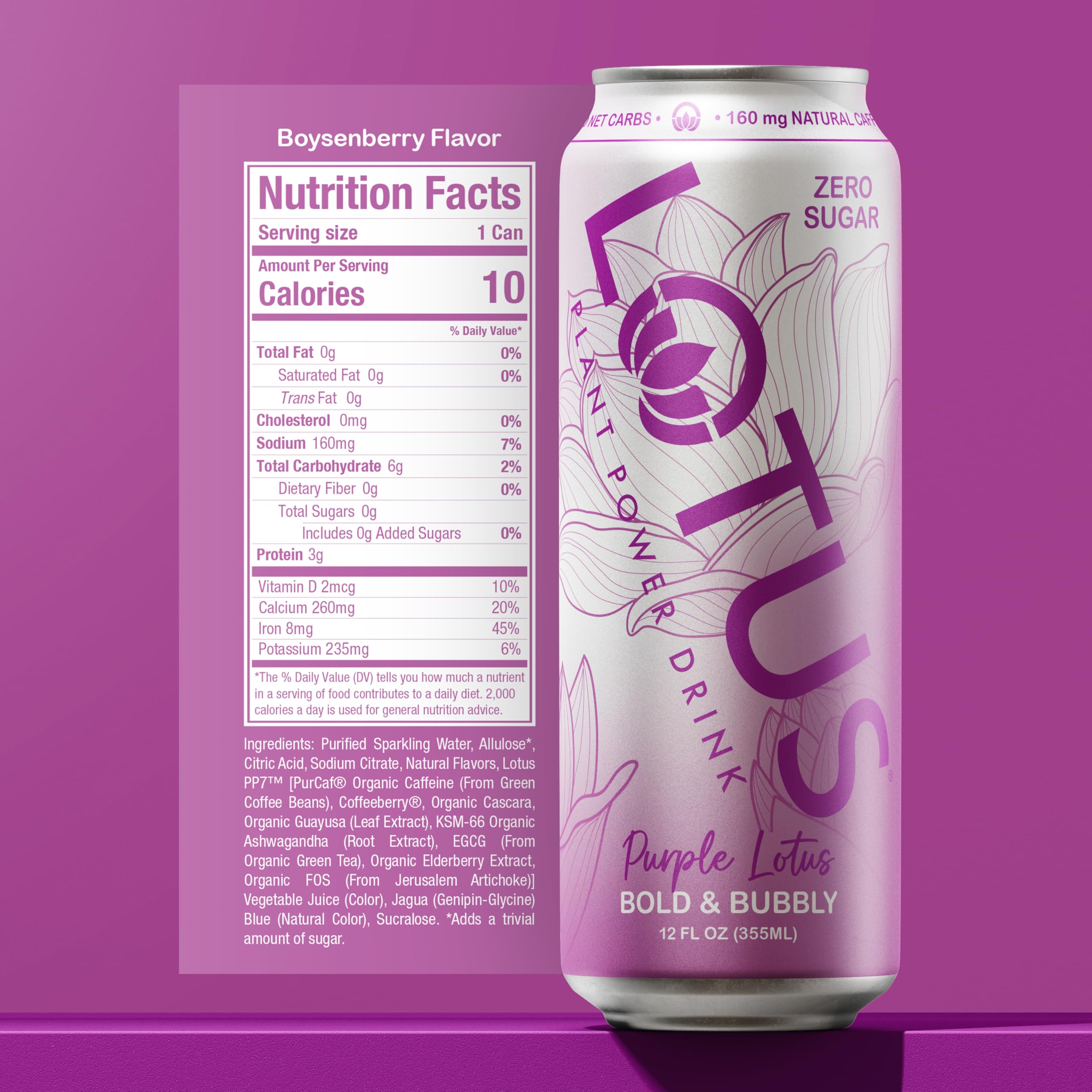 Amazon.com : Purple Lotus Plant Power Drink™ | Sugar Free, Low