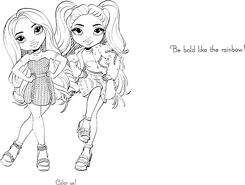 Miniatura 2 de Today and Always by American Greetings Tarjeta de feliz cumpleaños Rainbow High - It's Your Birthday! Be Bold Like the Rainbow! - Color Me