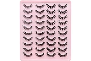 Veleasha: 20 Pairs of Ultra-Glam Russian Strip Eyelashes for a Voluminous, Eye-Catching Look