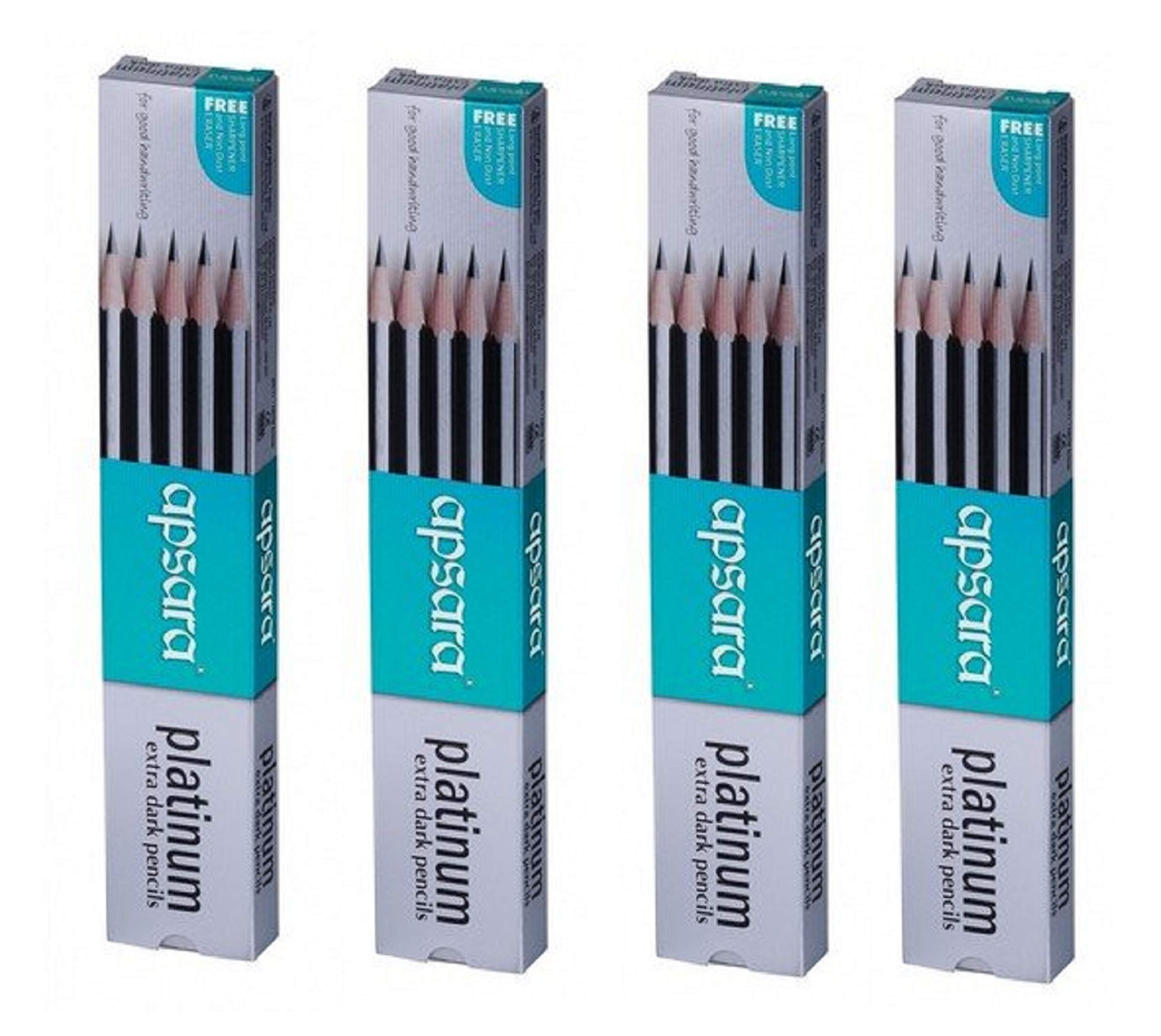 Platinum Extra Dark Pencils - Pack of 40