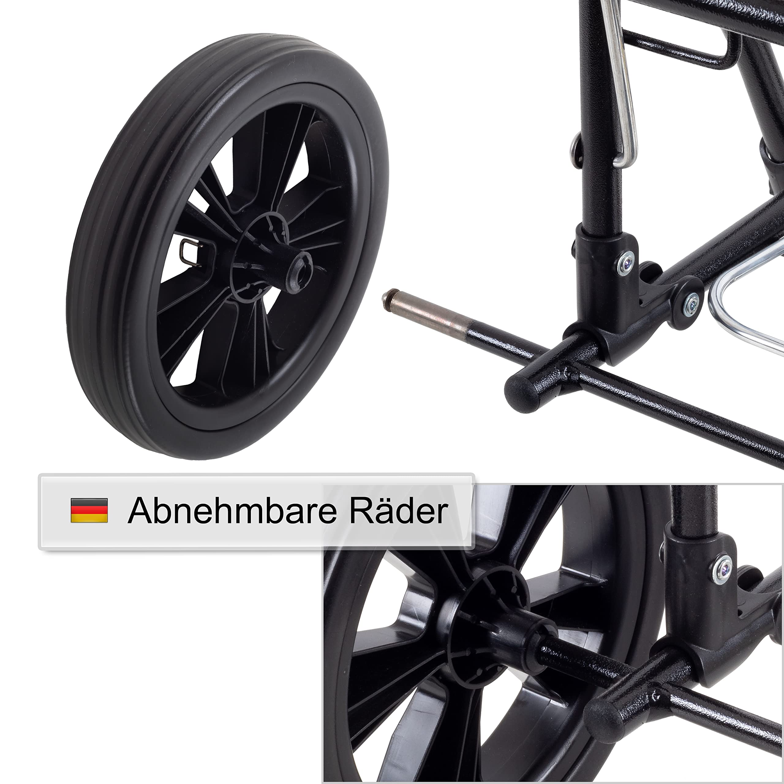 ANDERSEN Einkaufstrolley - Quattro Shopper Senta 2.0 schwarz