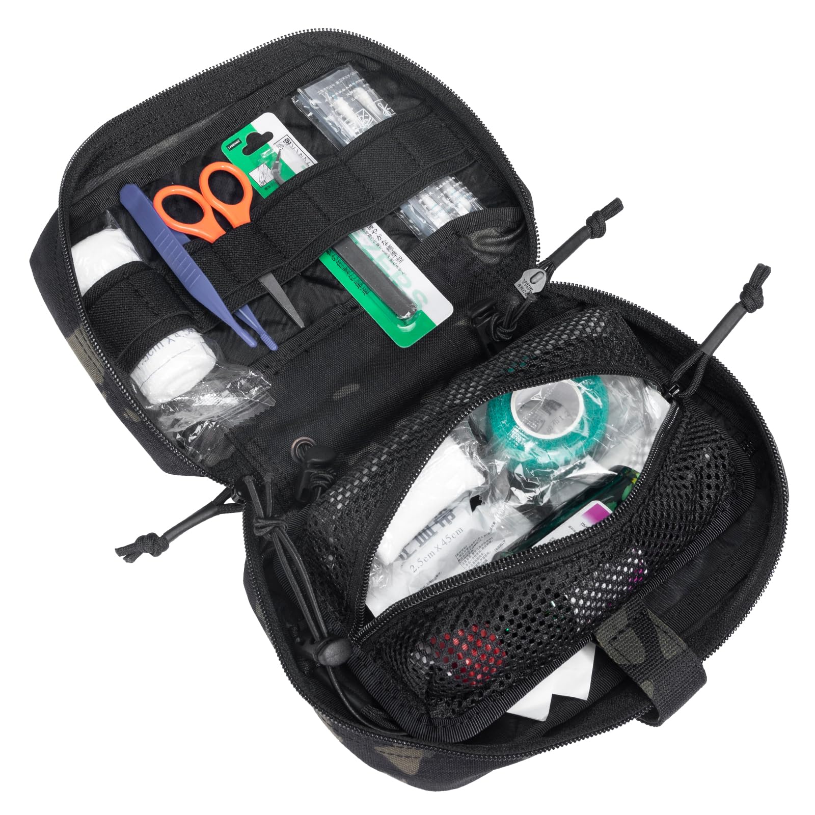 EXCELLENT ELITE SPANKER Taktische Erste-Hilfe-Tasche, IFAK Rip Away Molle EMT Tasche, kompakte Admin-Tasche, medizinische Utility-Tasche, Notfall-Survival-Kits für taktische Weste, Rucksack