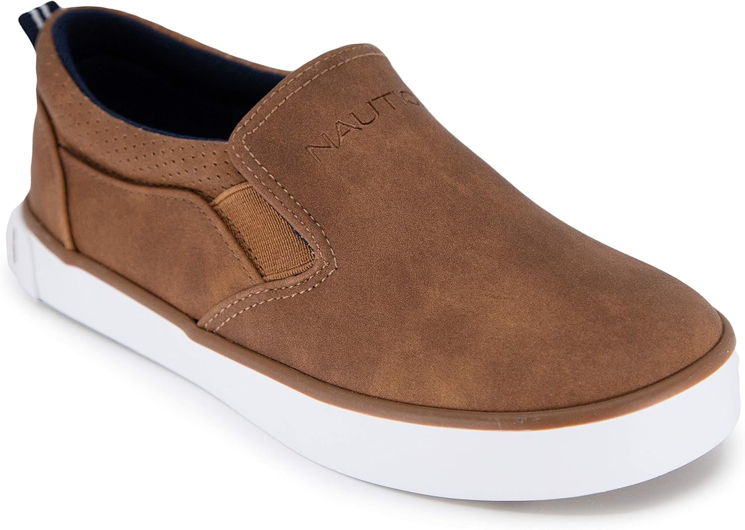 Nautica Kids Slip-On Sneakers  Casual Low-Top Shoes for Boys and Girls  Comfortable Athletic Style for School, Play, and Everyday Wear  Toddler/Little Kid/Big Kid Sizes