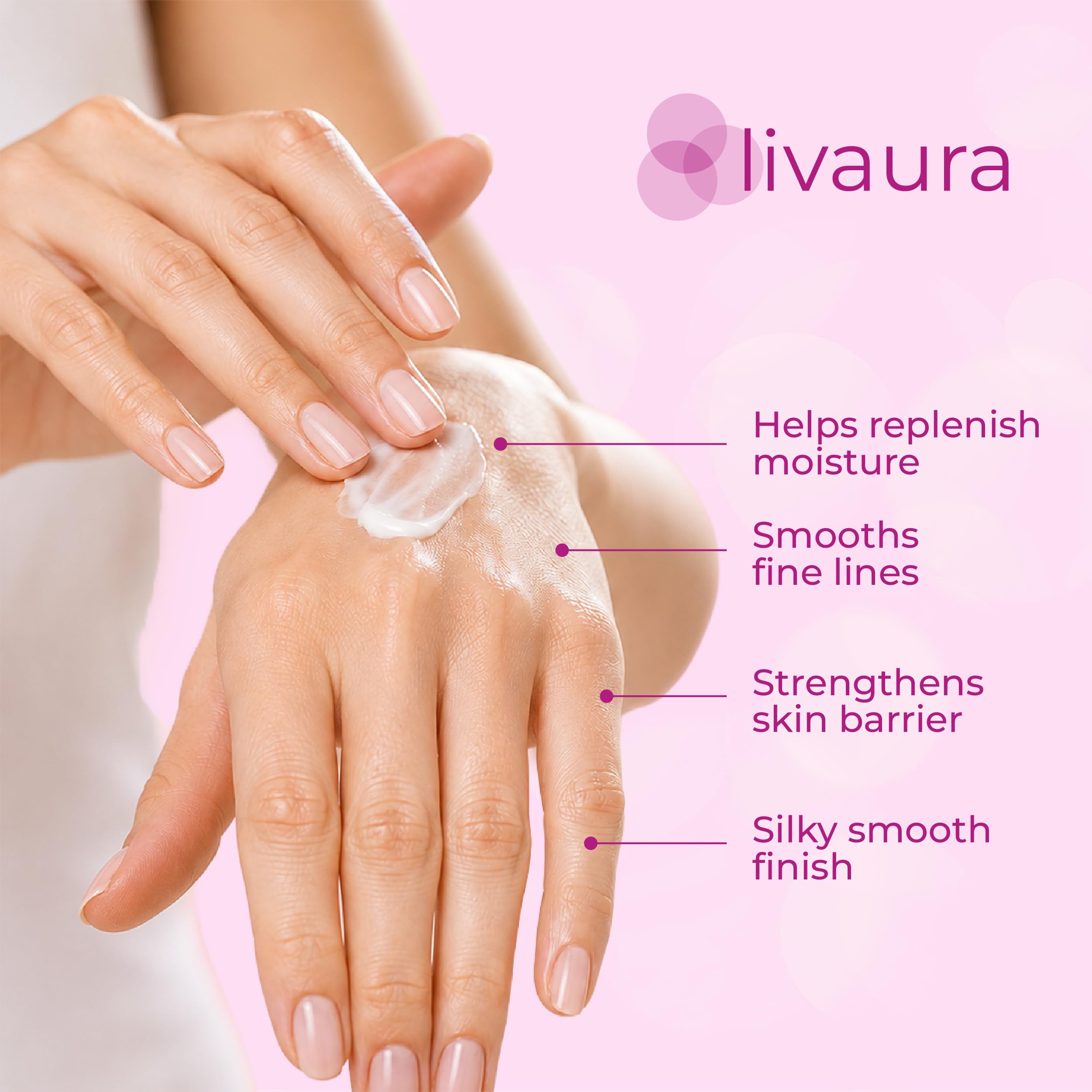 Retinol Livaura Anti-Aging Hand Cream - Oryginalna Marka Dla Młodszych Dłoni - Bogaty, Krem Do Rąk Pielęgnuje I Chroni Skórę, Paznokcie I Skórki - Witamina A Minimalizuje Wpływ Wieku Na Skórę