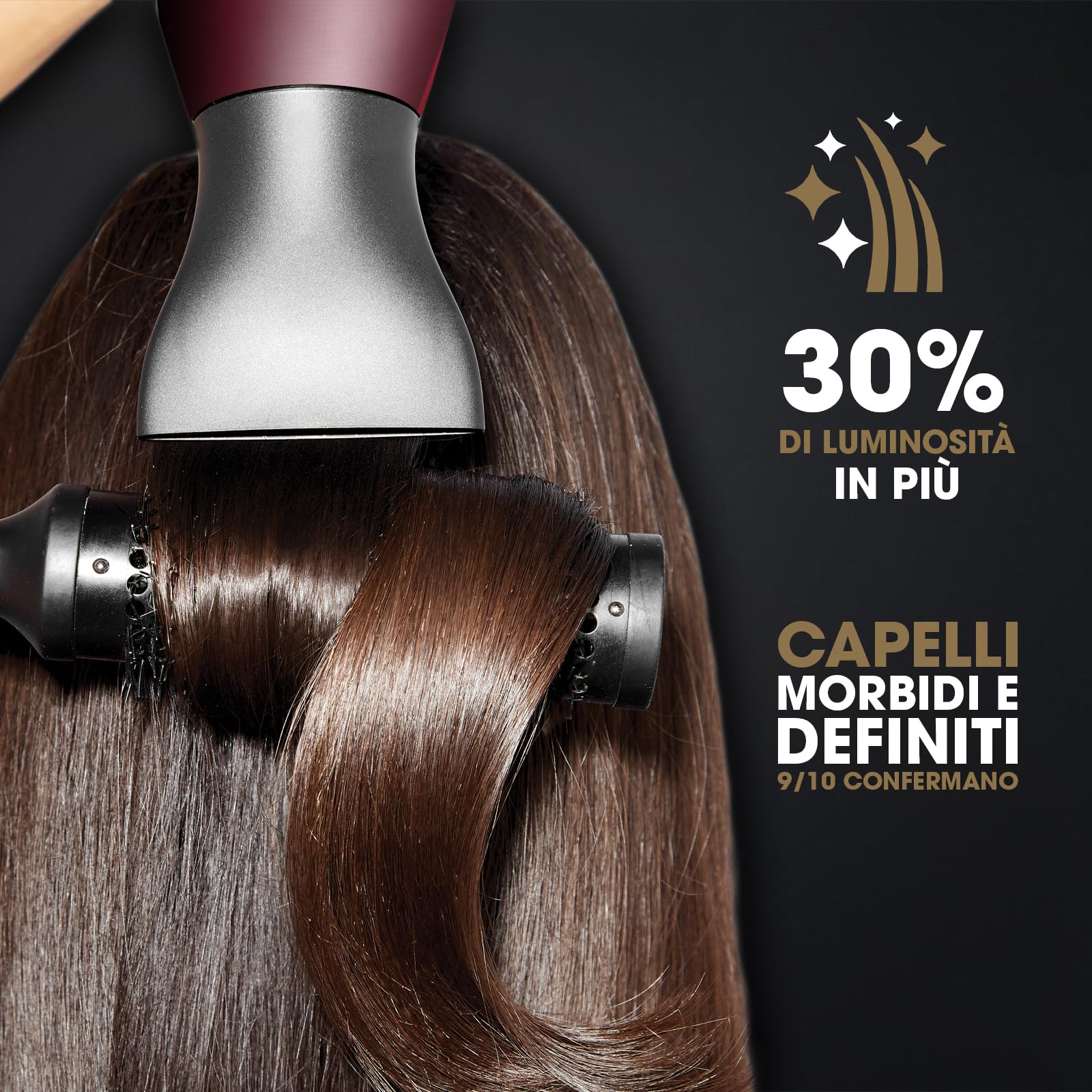 ghd Helios, Asciugacapelli Professionale Ionico Anticrespo, Asciugatura Rapida per Capelli più Lucenti con Motore Brushless, Bassi Livelli di Rumorosità, Design Ergonomico e Leggero
