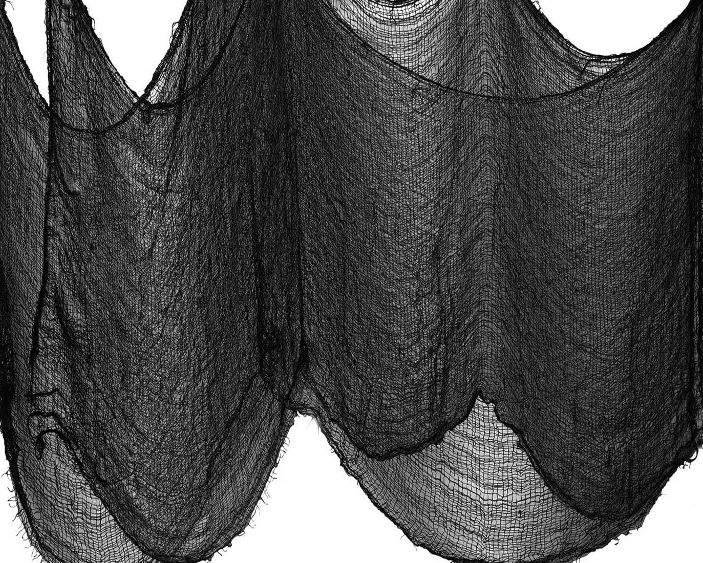 AMRIU Halloween Creepy Cloth, Creepy Spooky Halloween Decorations Outdoor Party Supplies Décor for Haunted House, Patio, Garden, Indoor Wall Windows(29.92x275.59 inch)