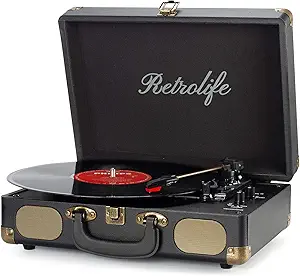 retro vinyl player