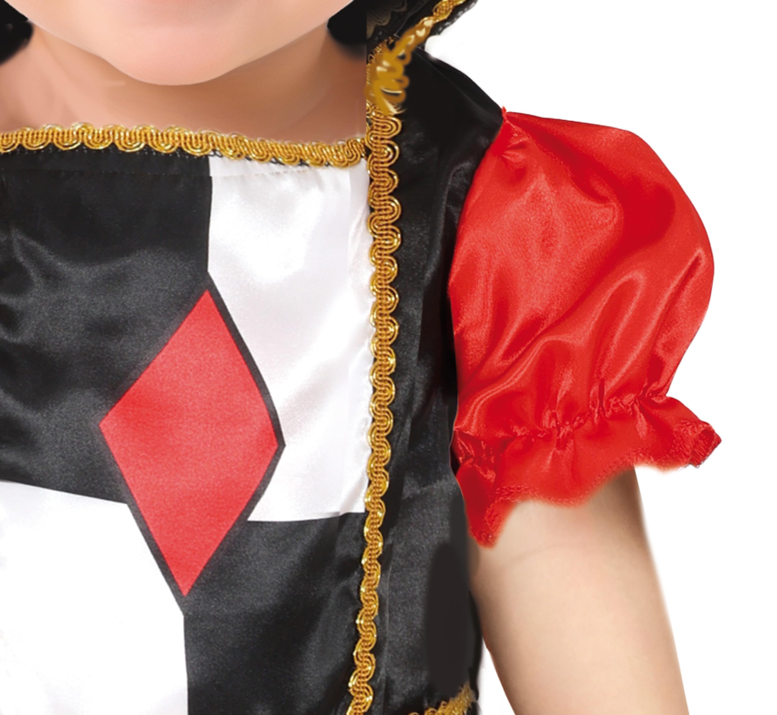 FIESTAS GUIRCA Queen Of Hearts Baby Fancy Dress Costume, Fairytale Queen Baby Costume, Toddler Girls Fancy Dress - Image 4
