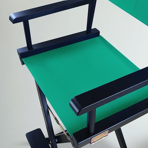 Miniatura 4 de Casual Home - Silla de director de 30 in, marco negro, con lona color verde azulado, altura de barra