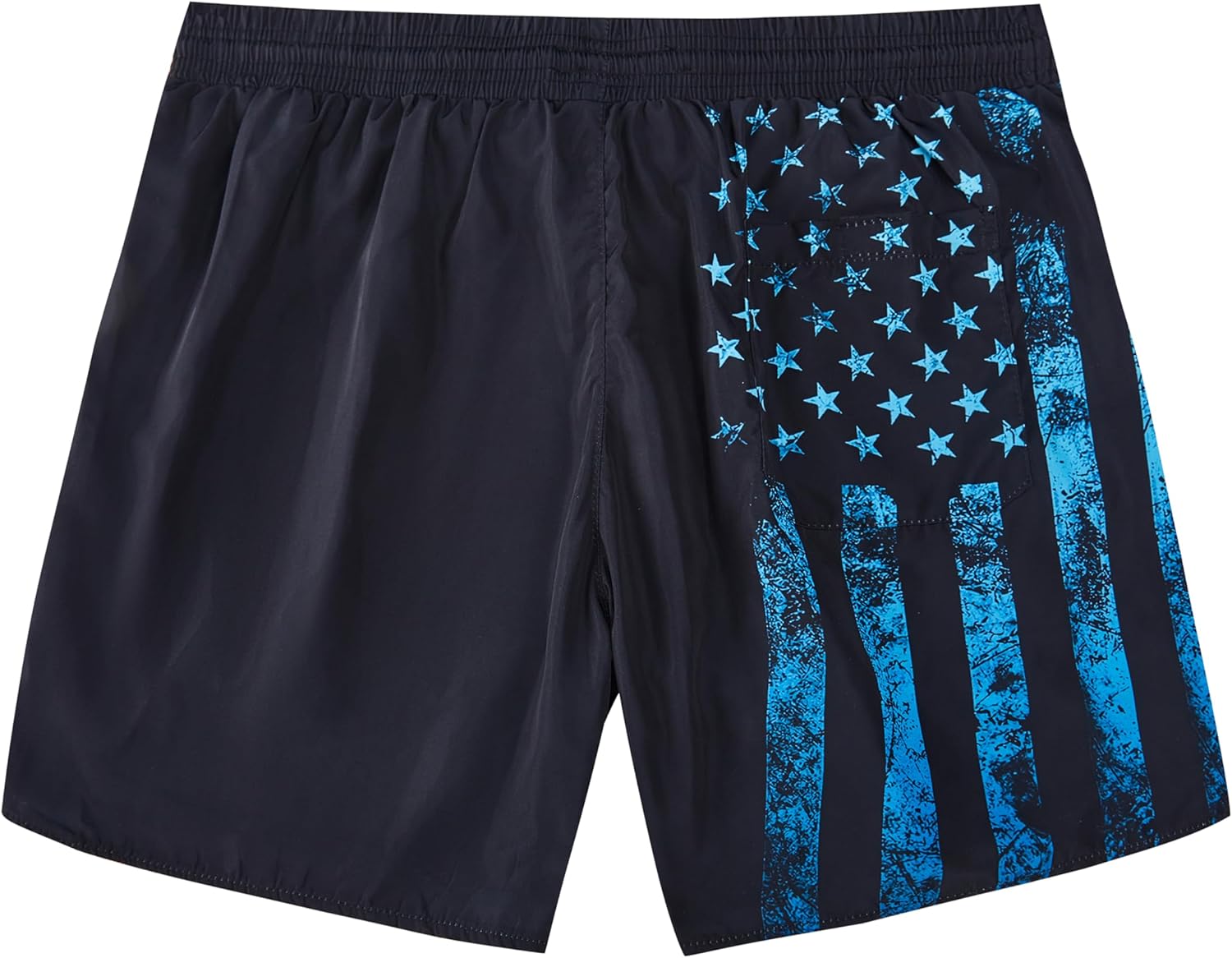 FT FENTENG Mens Swim Trunks with Compression Liner 5" Stretch Board Shorts Quick Dry Zipper Pockets 2 in 1 Mens Bathing Suits