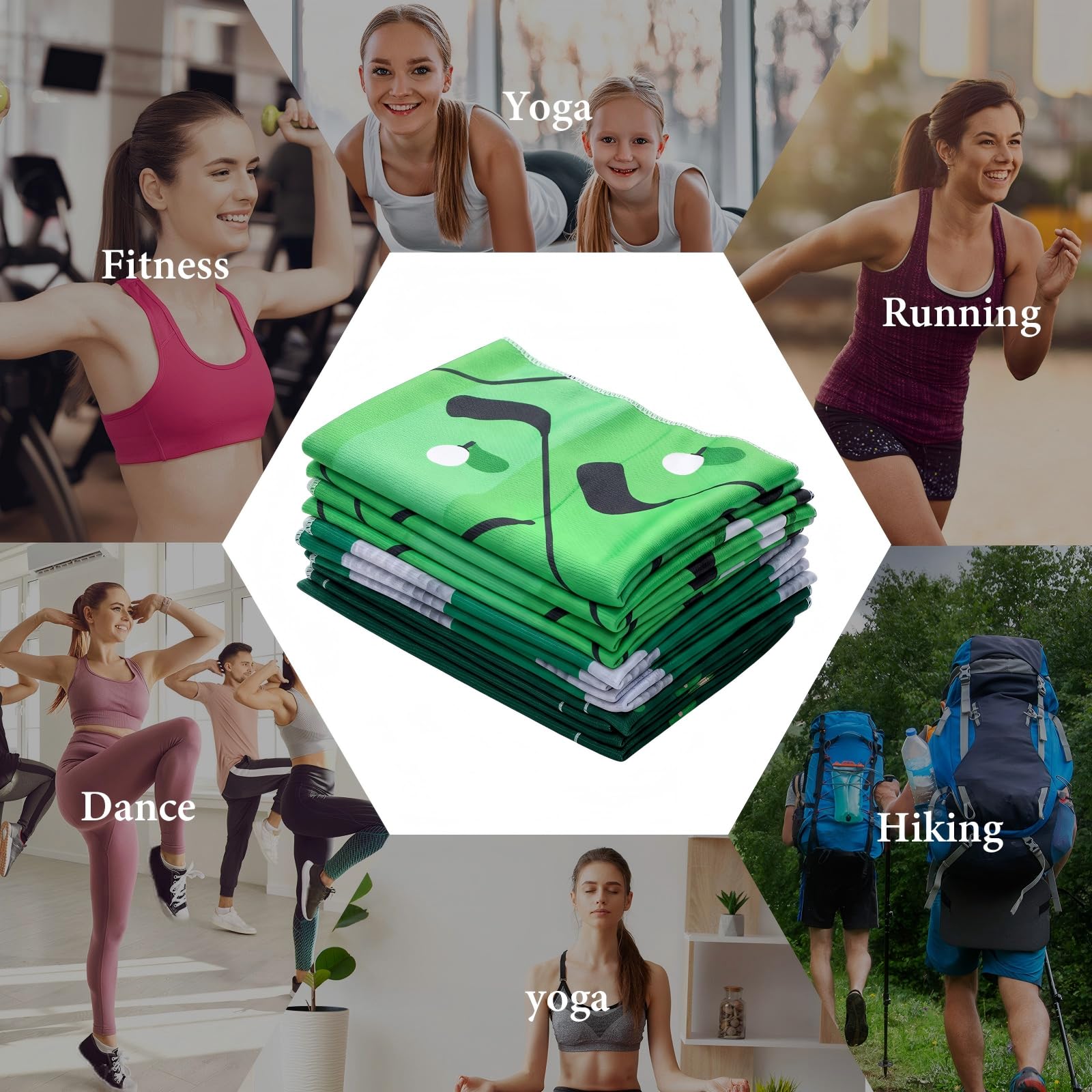 12 Pezzi Asciugamani rinfrescanti da Golf,Basket,Calcio,Sport,bomboniere per Feste di Golf,Asciugamani rinfrescanti Traspiranti e Portatili,Asciugamani Ghiaccio in Microfibra ad Asciugatura Rapida,32