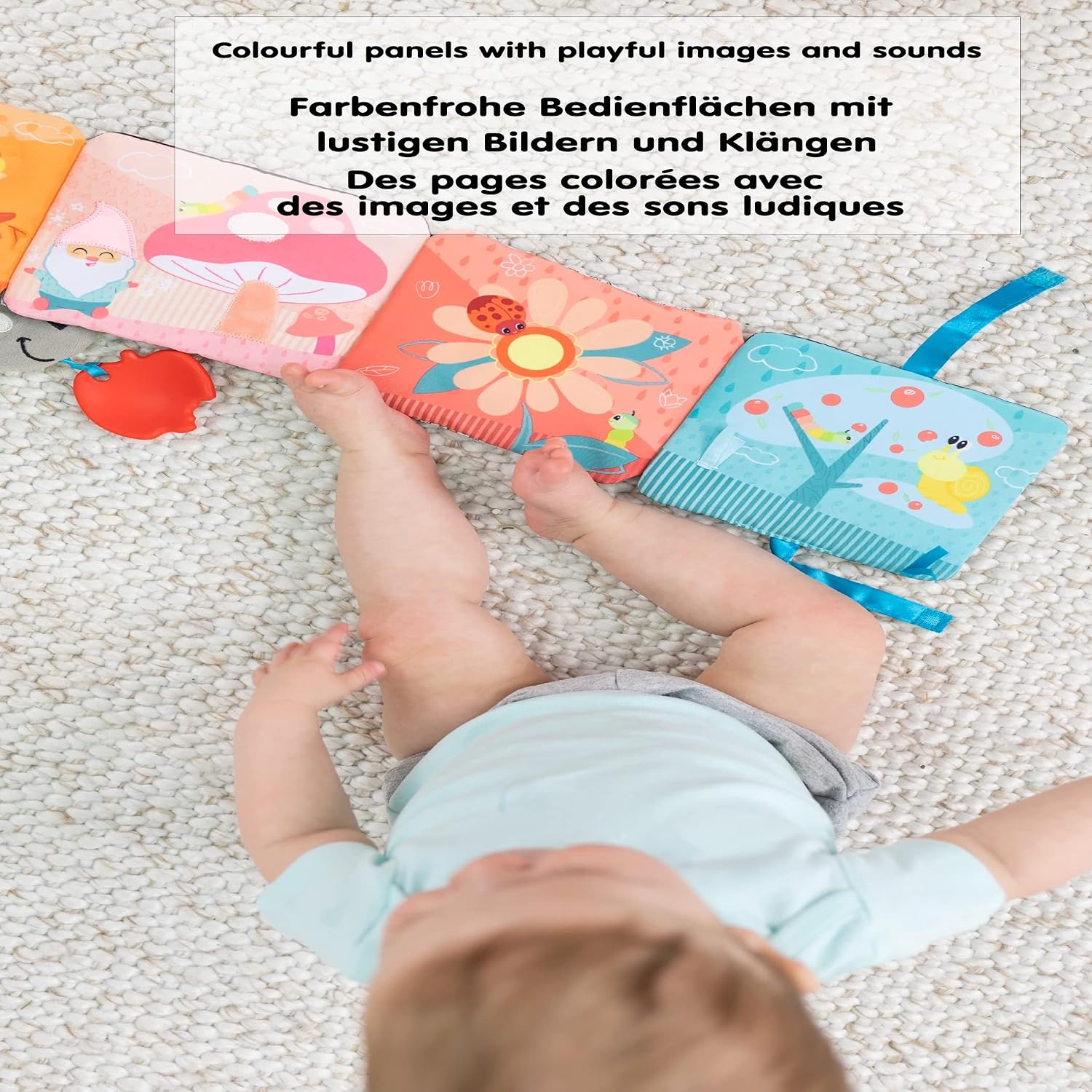 LAMAZE Colorful Caterpillar Journey, Newborn Baby Toy - Image 3