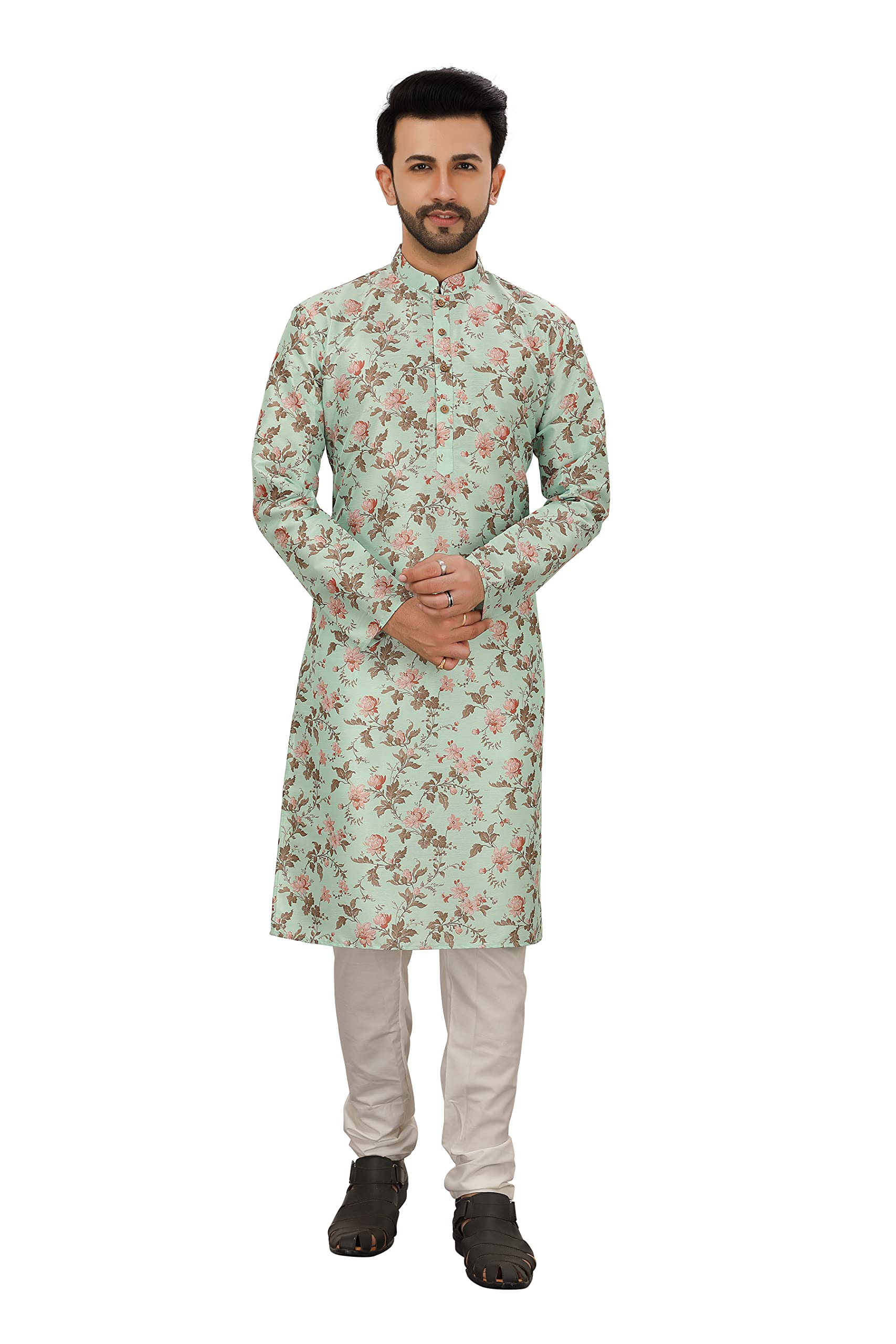 heora Kurta Pyjama Set for Men Ethnic & Designer Wear (LE076)-picture-12