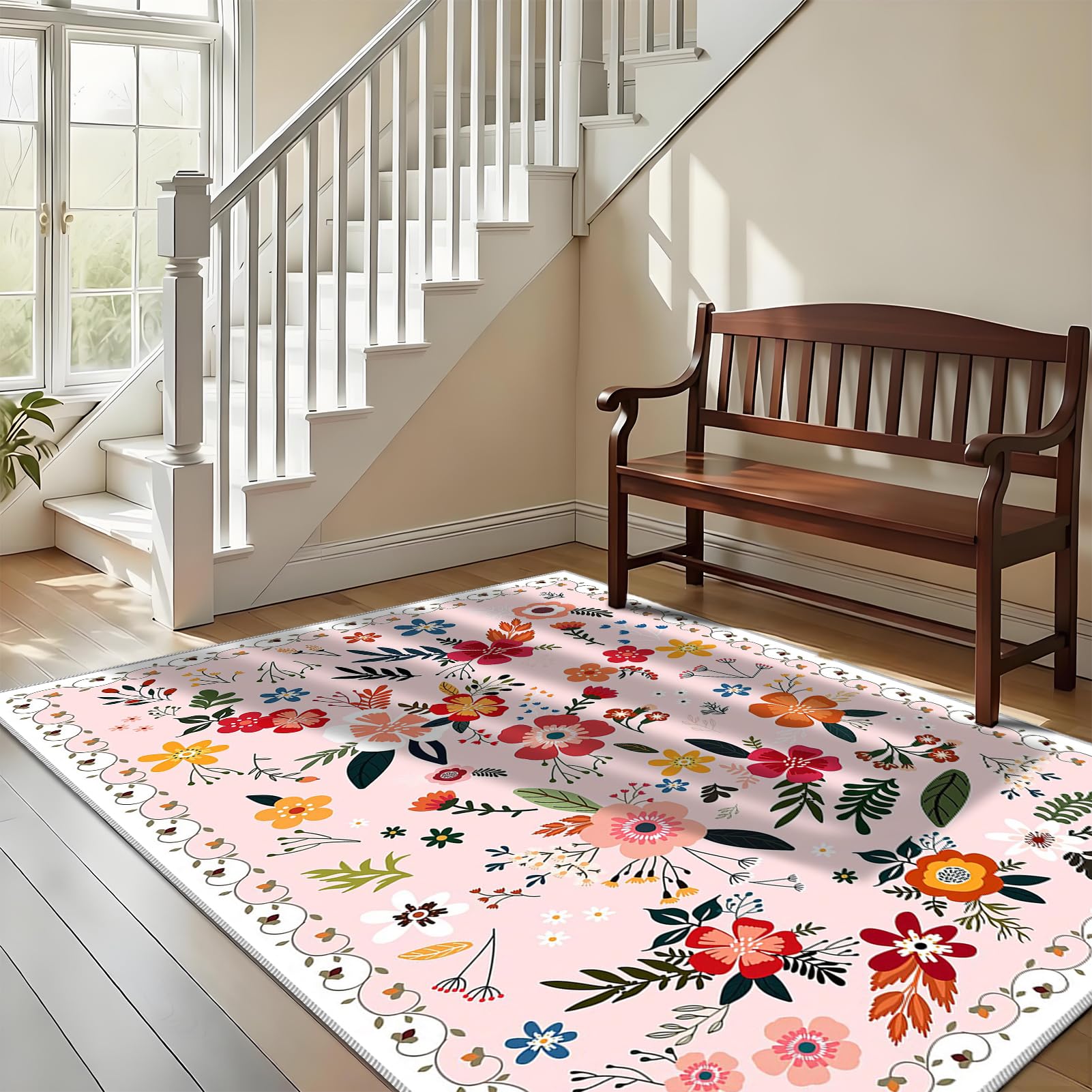 Dywany do salonu, duży dywan kuchenny, 150 x 210 cm, dywan do sypialni, zmywalny, antypoślizgowy, do jadalni, wejścia, wewnątrz, wycieraczka do salonu, pokoju dziecięcego, korytarza
