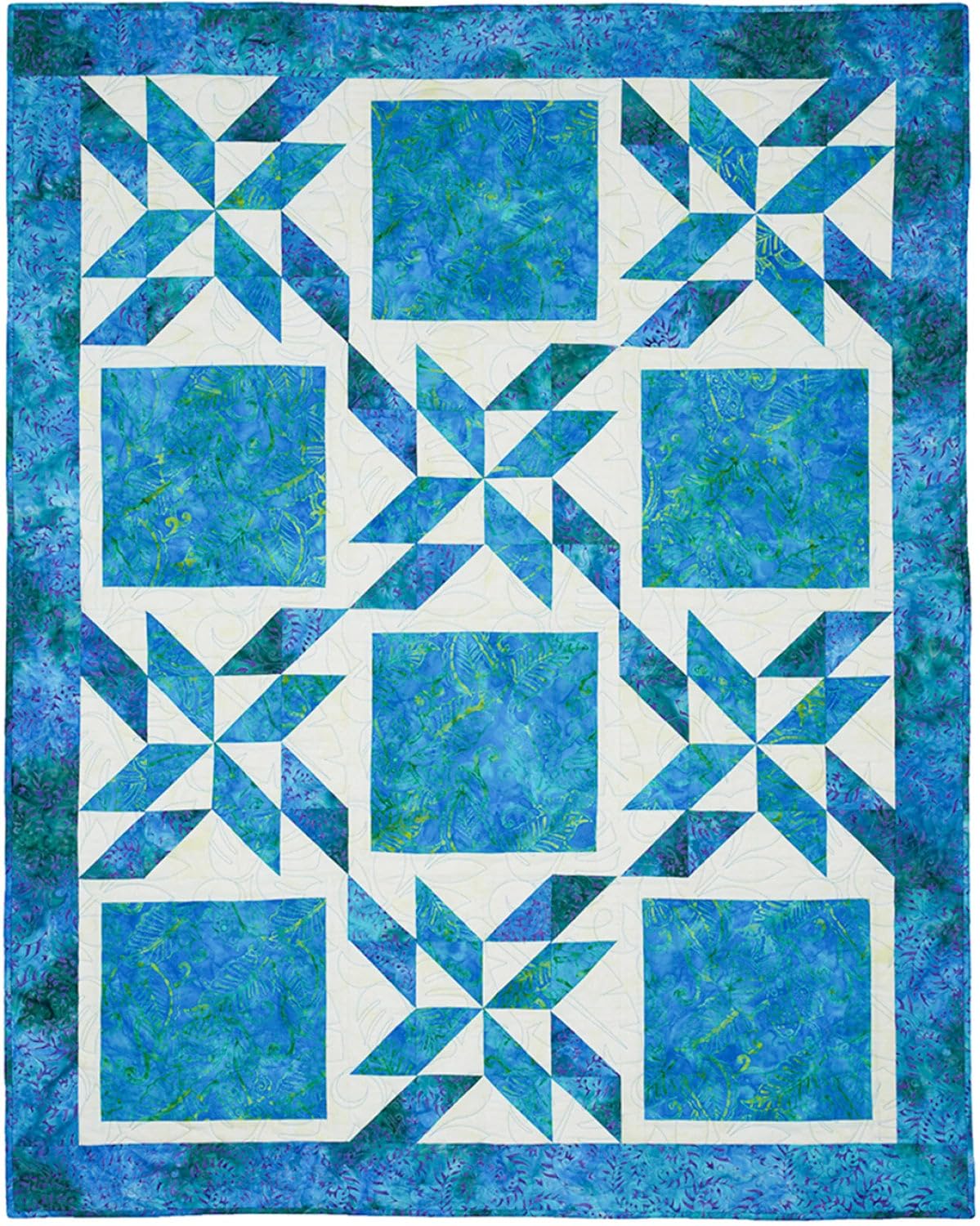 Fabric Café Big Block Trapunte da 3 yard - 8 modelli di trapunta facili con blocchi grandi per mostrare i tuoi tessuti preferiti - Veloce, adatto ai principianti, 3 opzioni di dimensioni - Libro