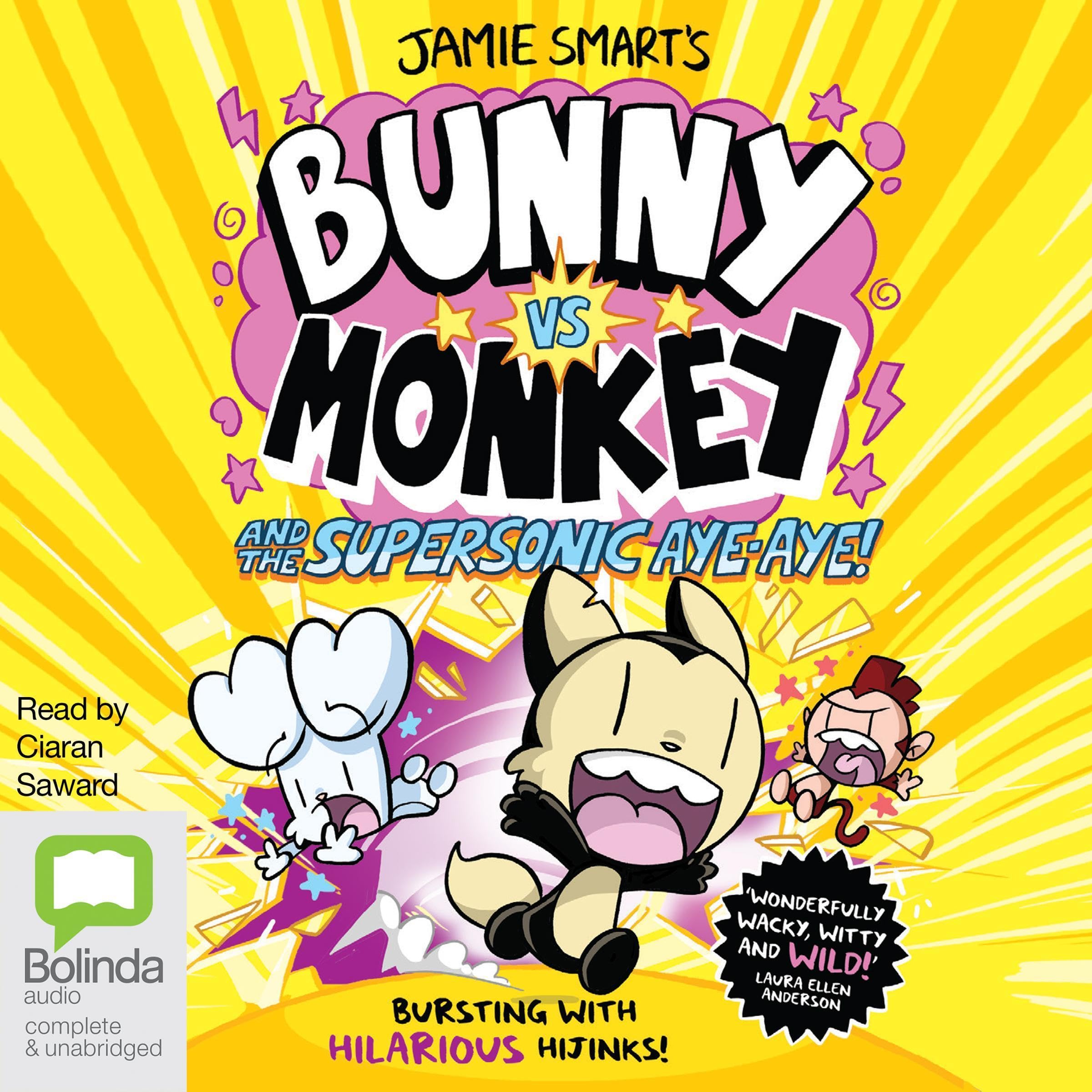 Cover art for Bunny vs Monkey and the Supersonic Aye-Aye!