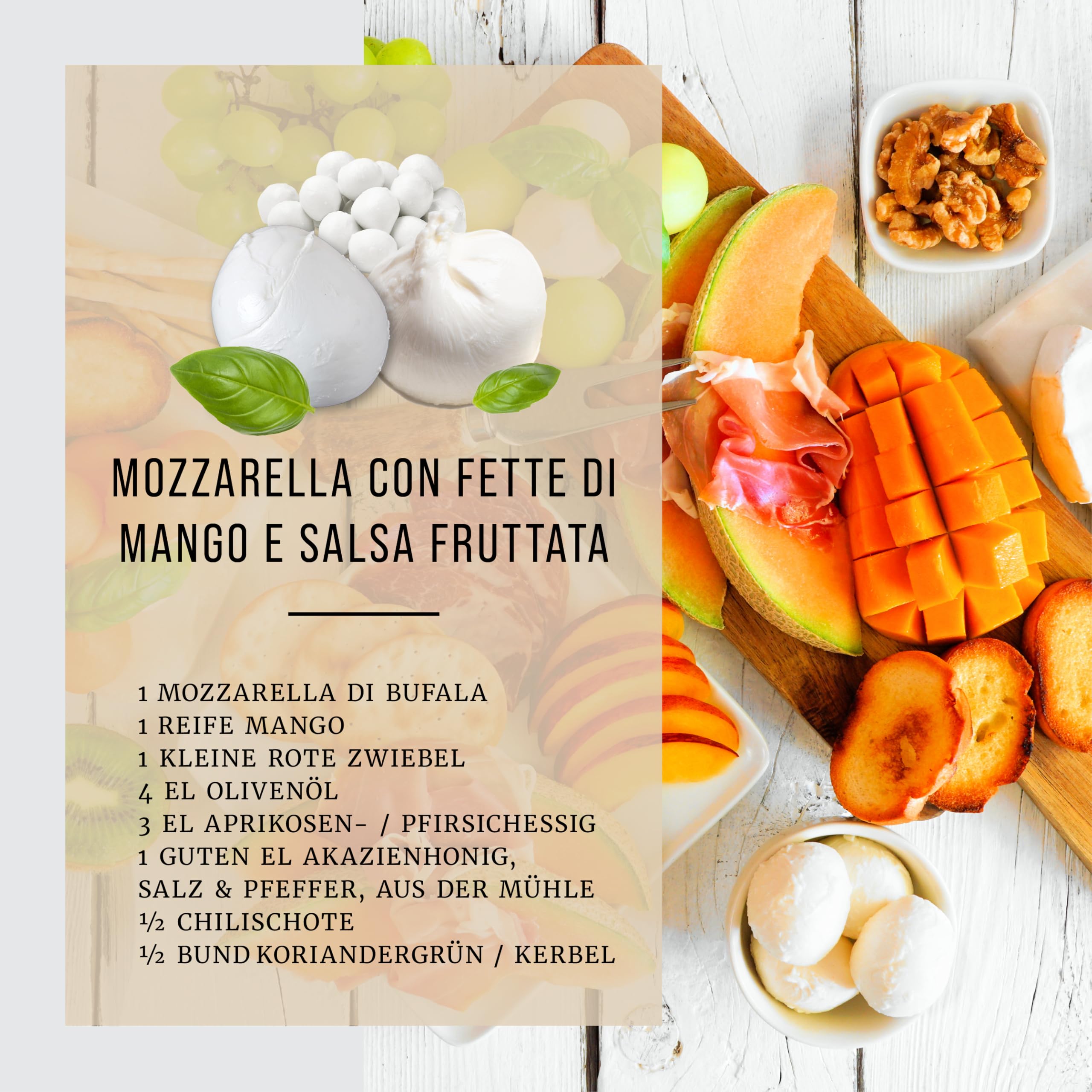 Büffel Bill Mozzarella Bundle - Feinschmecker-Paket für Genießer, Original vom italienischen Wasserbüffel, Cardinali, Büffel Mozzarella und Burrata