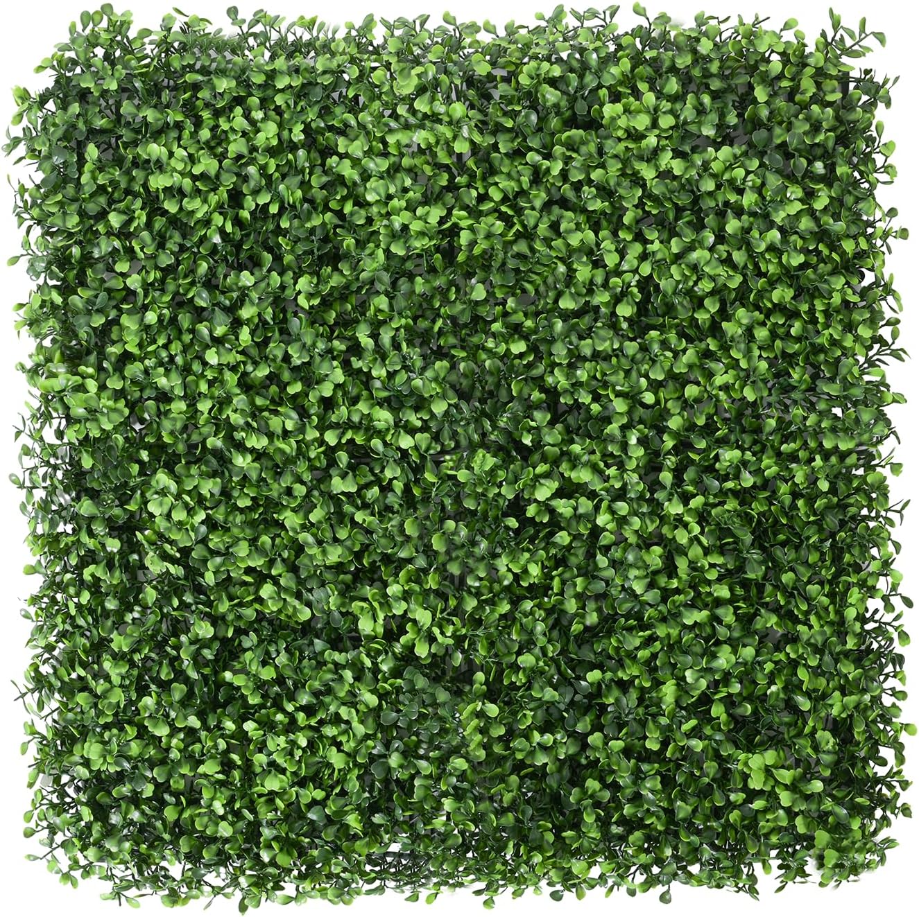 Artificial Grass Wall Panels, 20"x20" 6pcs Hedge Grass Backdrop, UV-Anti Fake Greenery Plant Boxwood Panels, Green Wall Decor for Outdoor Indoor Patio Garden Backyard