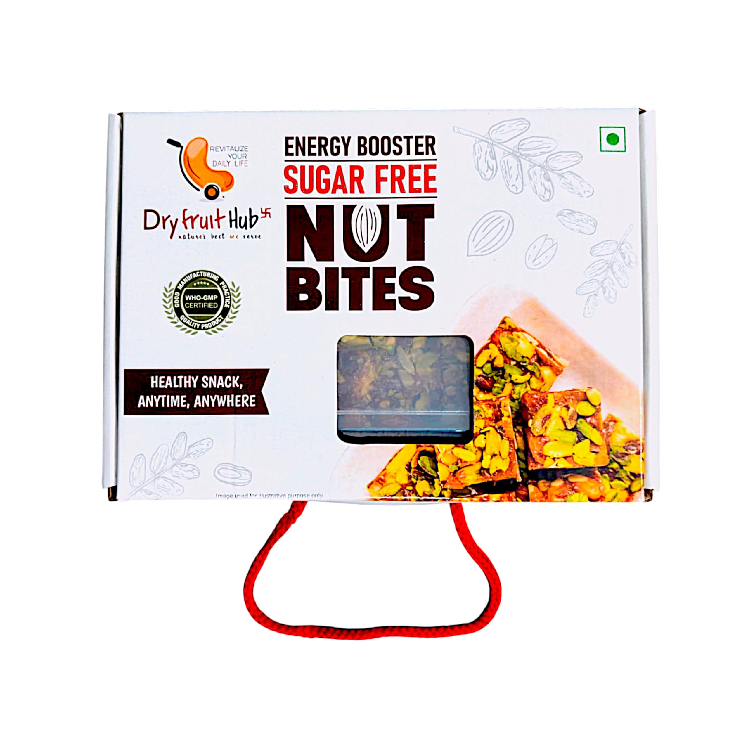 Energy Booster Sugar-Free Nut Bites 500g - Almonds, Pista, Cashew, Dates, and Pure Ghee | Dry Fruits Nuts | Fresh Tasty Healthy Snacks | Khajoor Mix Dry Fruits Energy Bar…