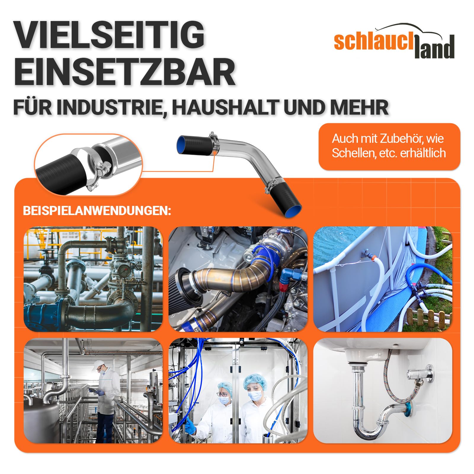 180° EDELSTAHL-ROHRBOGEN AD-Ø 30mm V2A Edelstahlrohr 1.4301 poliert & gebördelt | AUSWAHL GRÖSSEN 13-200mm | Rohr-Bogen U-Form DIN EN 10217-7 Rohr Winkel Motor KFZ Bogen Turbo Schlauch-Verbinder