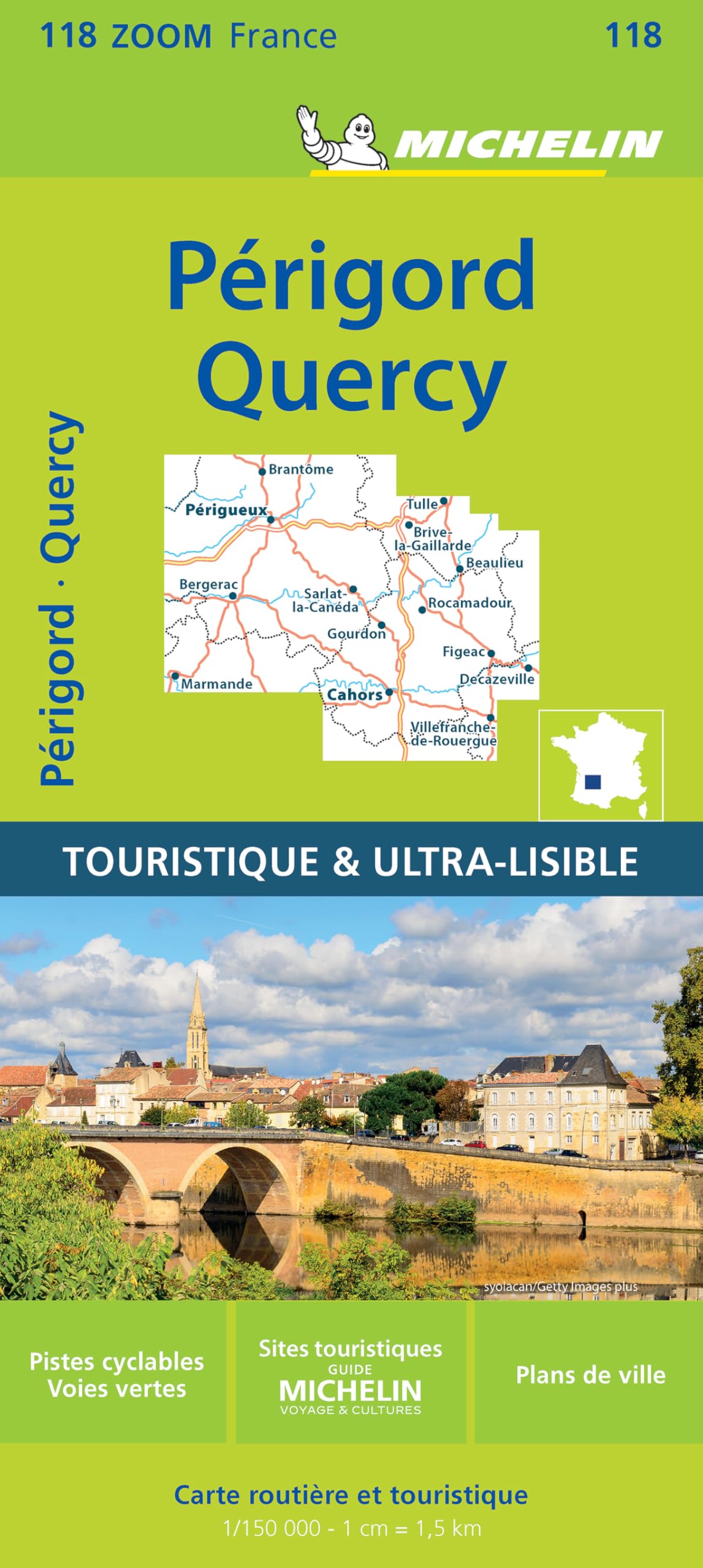 Quercy Perigord - Zoom Map 118: Map (Michelin Zoom Maps)