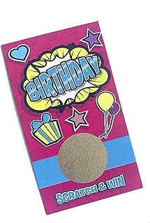 PROMO PRINTING GROUP, INC. Birthday Scratch & Win Cards