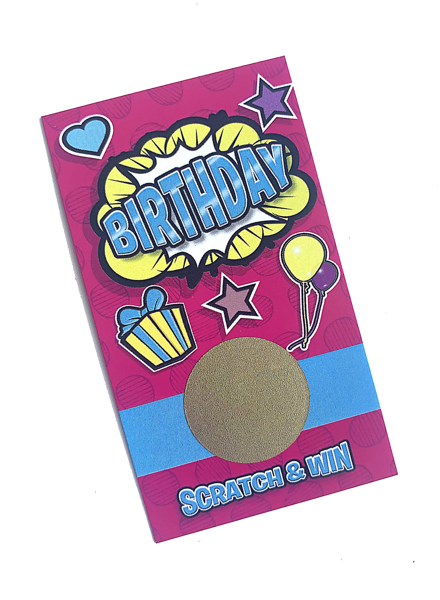 PROMO PRINTING GROUP, INC. Birthday Scratch & Win Cards - (30 Cards)