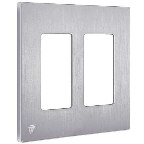 Miniatura 111 de ENERLITES SI8834-BK - Placa de pared decorativa sin tornillos, cubierta de enchufe segura, 4 entradas, 4.68 x 8.30 pulgadas (alto x largo), Negro