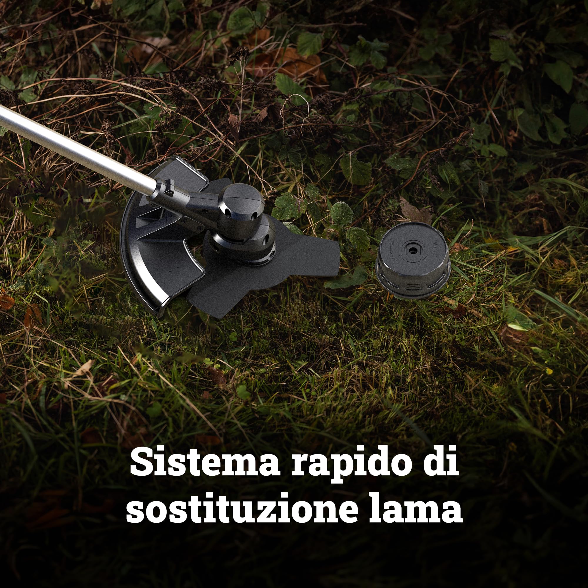 WORX WG082E,9 Decespugliatore 20V da 30 cm / 25,5 cm, pesa solo 4,1 kg, fino a 65 minuti di autonomia con una singola carica, motore brushless, 1 batteria da 4,0 Ah inclusa, PowerShare