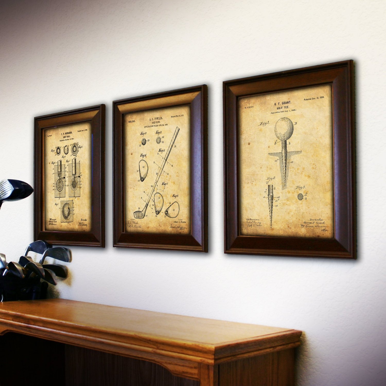 ゴルフコース アートプリント A2版 2枚セット