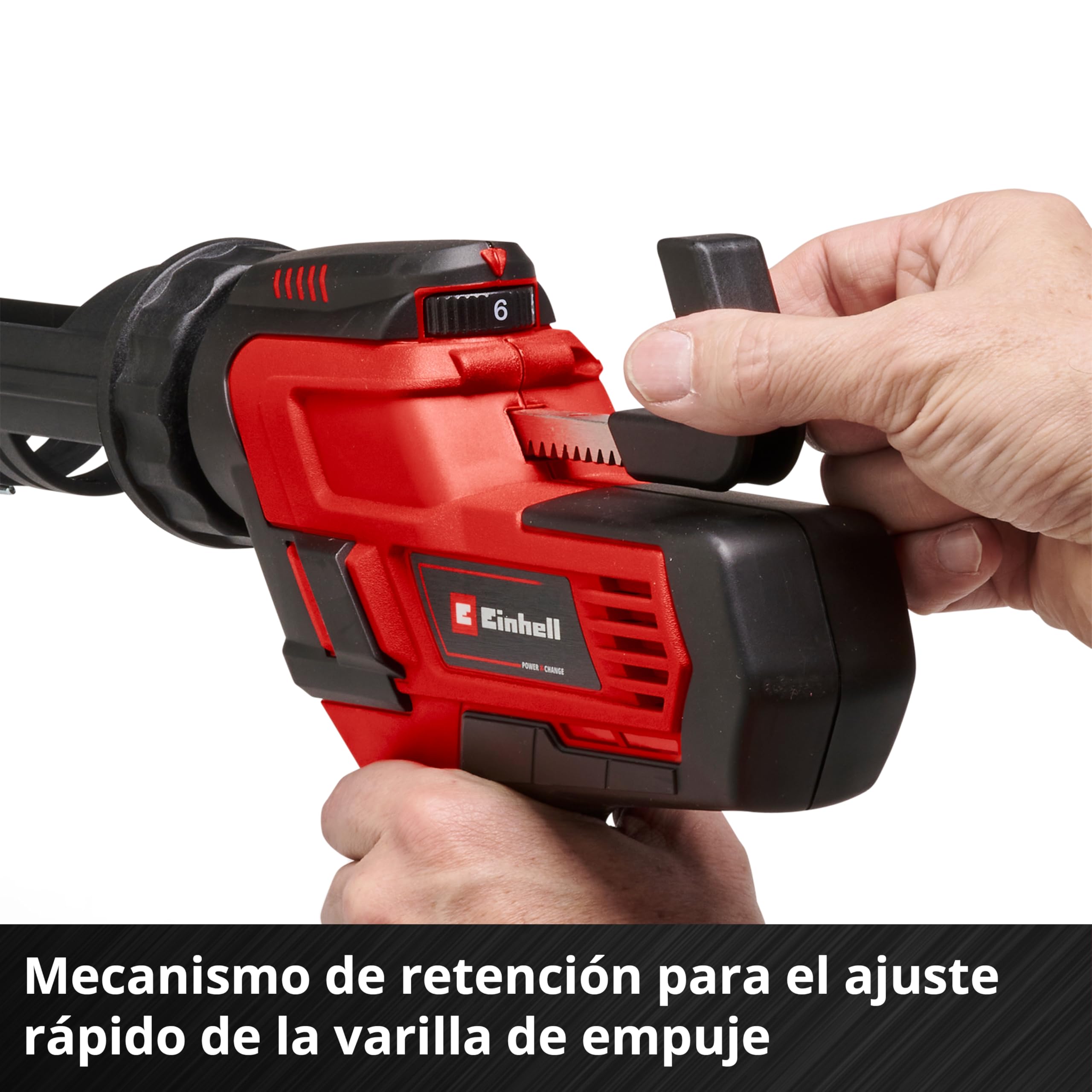 Einhell Pistola de cartuchos con batería TE-SG 18/10 Li-Solo Power X-Change (18 V, para cartuchos de 310 ml, hasta 2.000 N, velocidad de giro ajustable, sin batería) | PXC | 18 V | para cartuchos de 310 ml | hasta 2000 N | Velocidad ajustable | Sin baterí