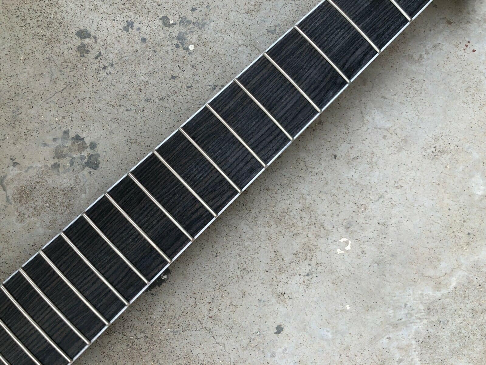 Manico for chitarra a 8 corde 24 tasti, tastiera in legno di mogano tecnico, 25,5 pollici fai da te