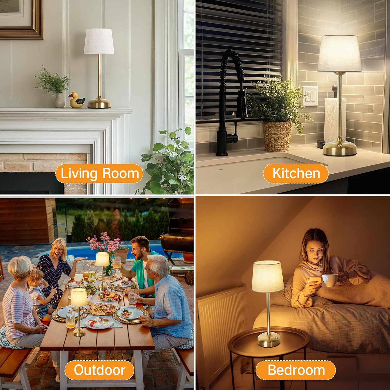 Cordless Dimmable Table Lamp