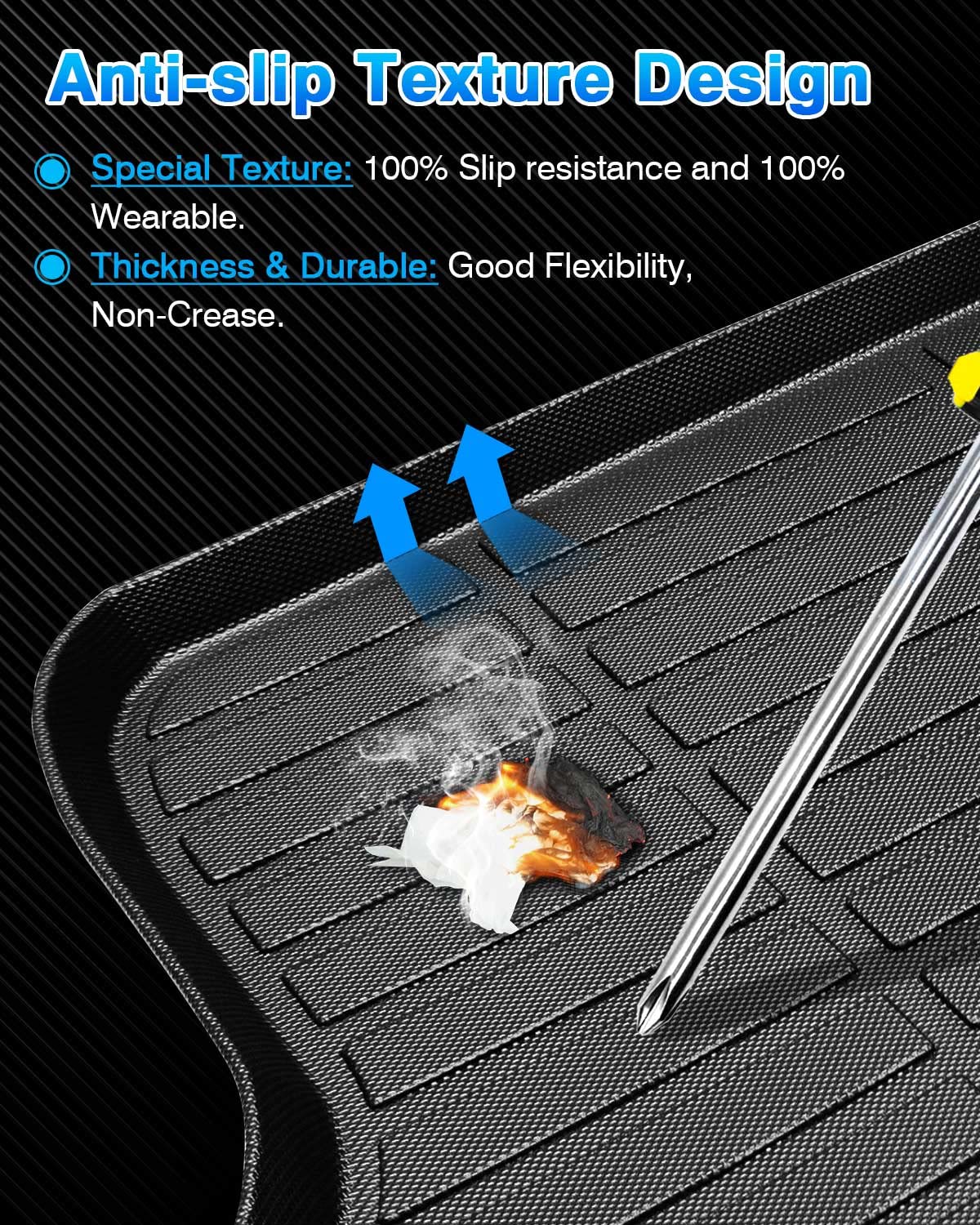 Custom Fit Cargo Liner For Kia EV6 2022-2024 – 3D TPE Trunk Mat, All-Season Protection, Easy To Clean