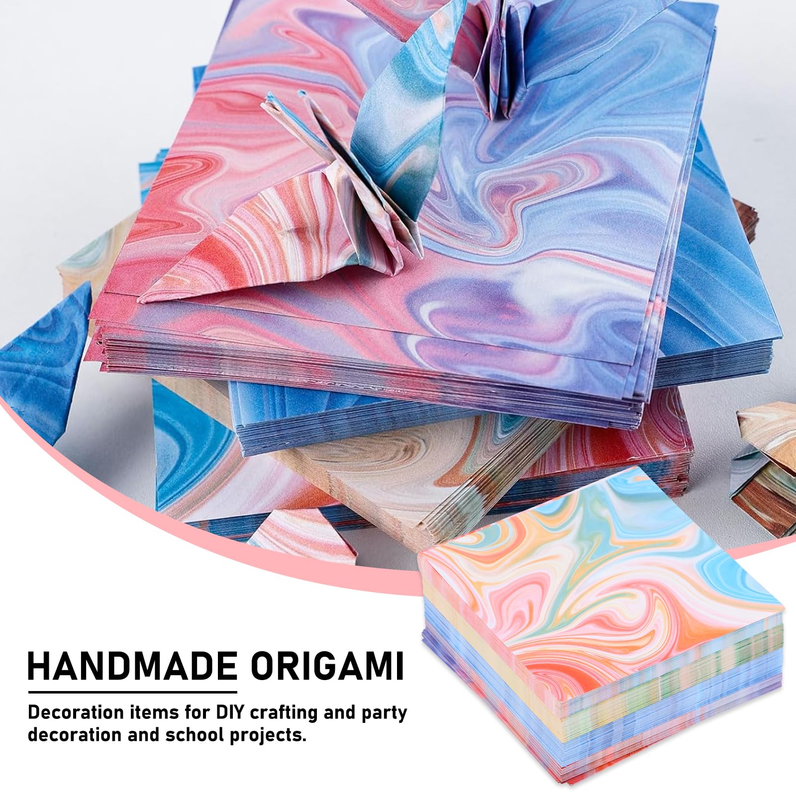 400 Feuilles Origai 10 Couleurs - Papier Pour Enfants Et Adultes