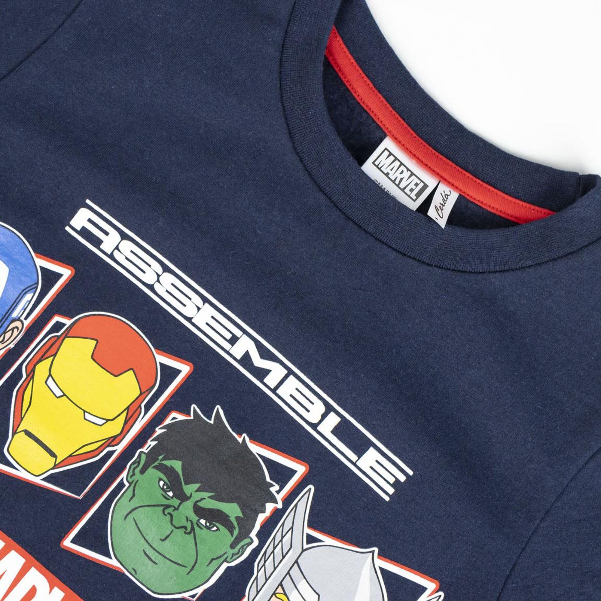 CERDÁ LIFE'S LITTLE MOMENTS Chandal Cotton Brushed Avengers Sudadera Unisex niños (Pack de 1)