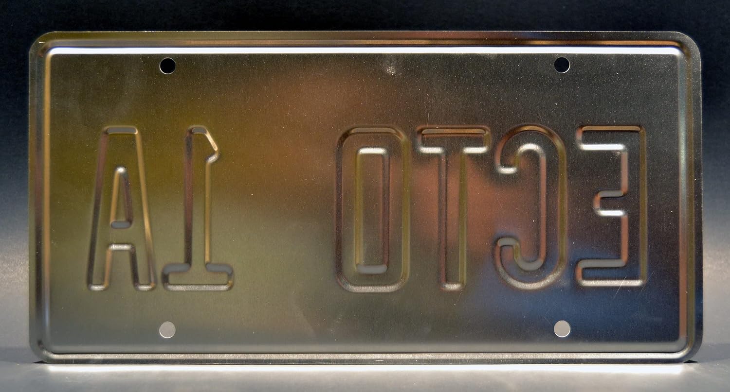 Ghostbusters | ECTO-1 + ECTO-1A | Metal Stamped License Plates