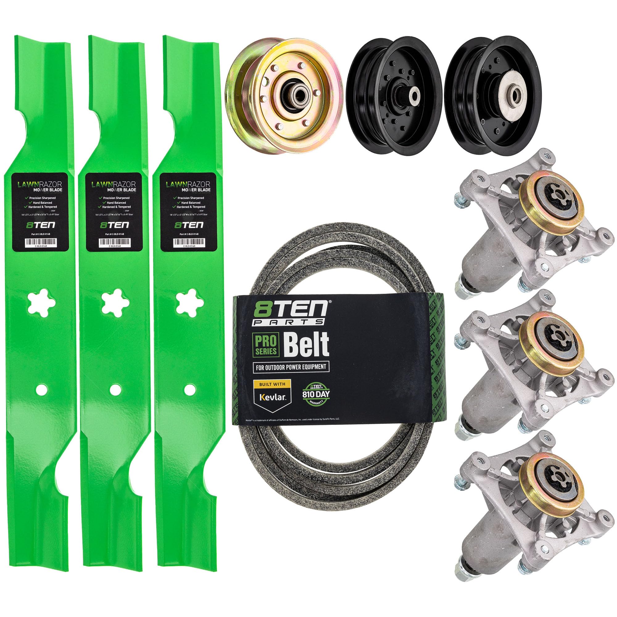 Amazon.com: 8TEN Deck Rebuild Kit for Husqvarna Poulan 54 inch LGT