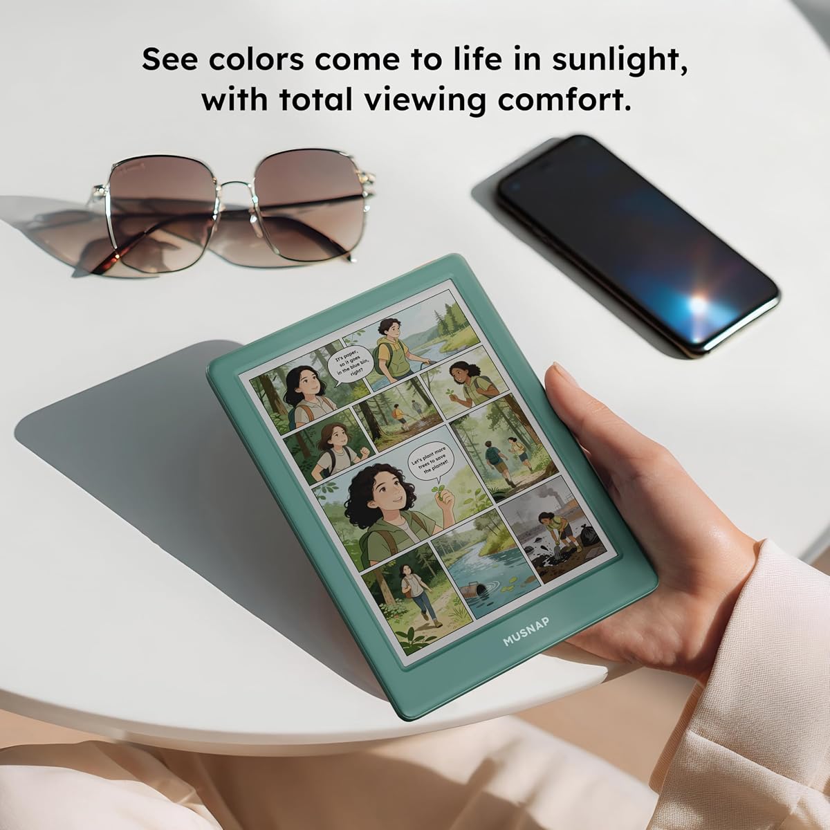 Neo C 64GB+4GB Colour eBook Reader Supports 3rd-Party apps view 3