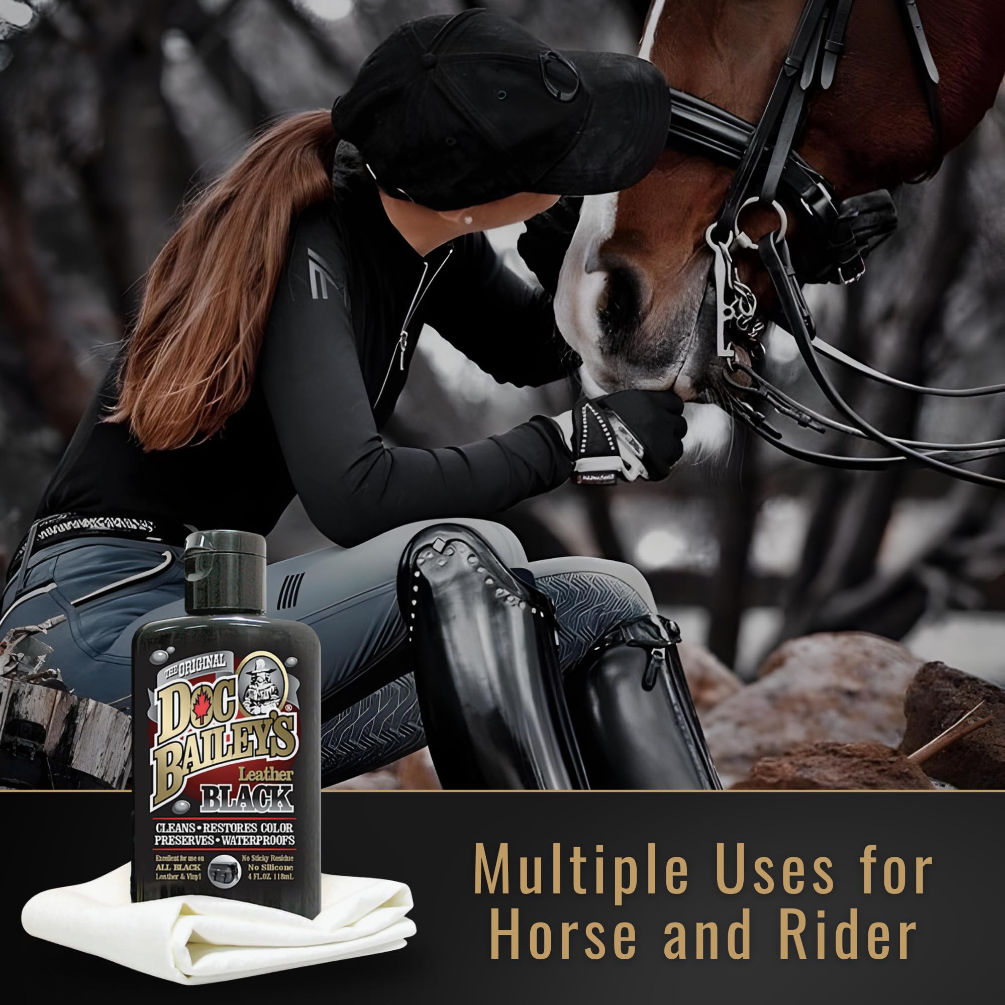 Amazon.com: Doc Bailey's Re-Dye Kit for Black Leather & Equestrian