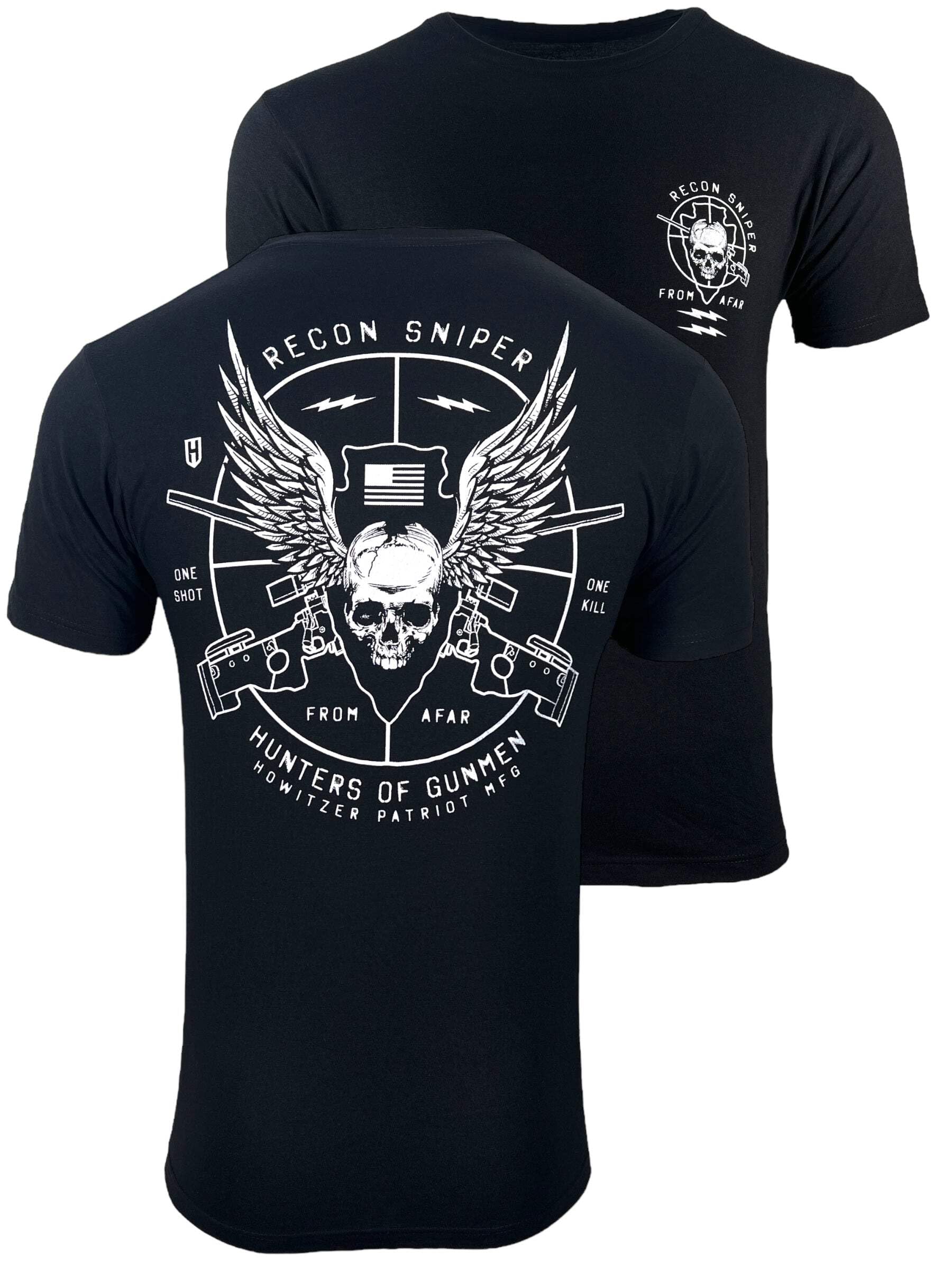 Style Men's T-Shirt Recon Sniper Military Grunt MFG