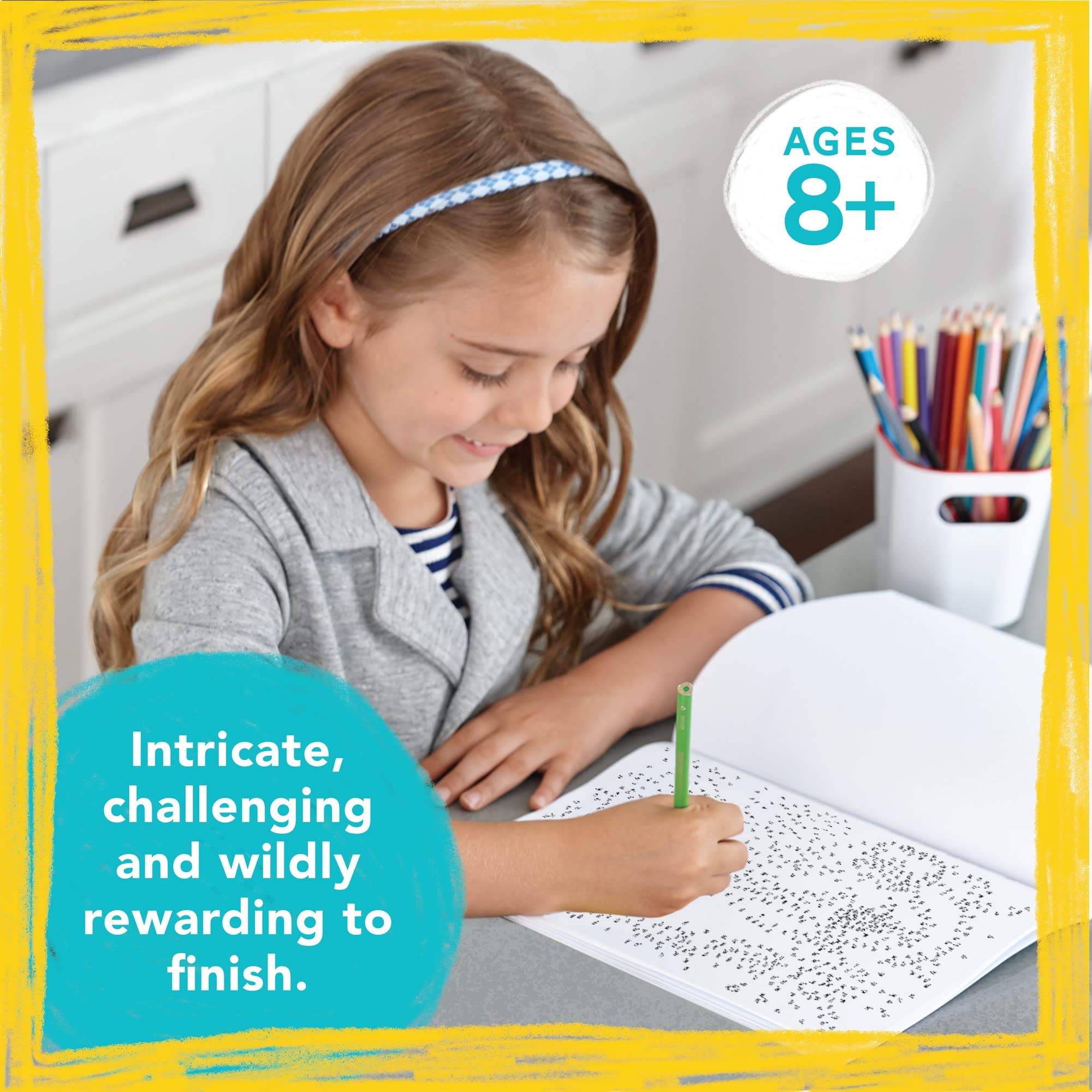 MindWare Puzzle Book | Extreme Dot to Dot - 32 Baby Animals | Multicolor | 1 PieceMindWare Extreme Dot to Dot Coloring: Baby Animals - Image 3