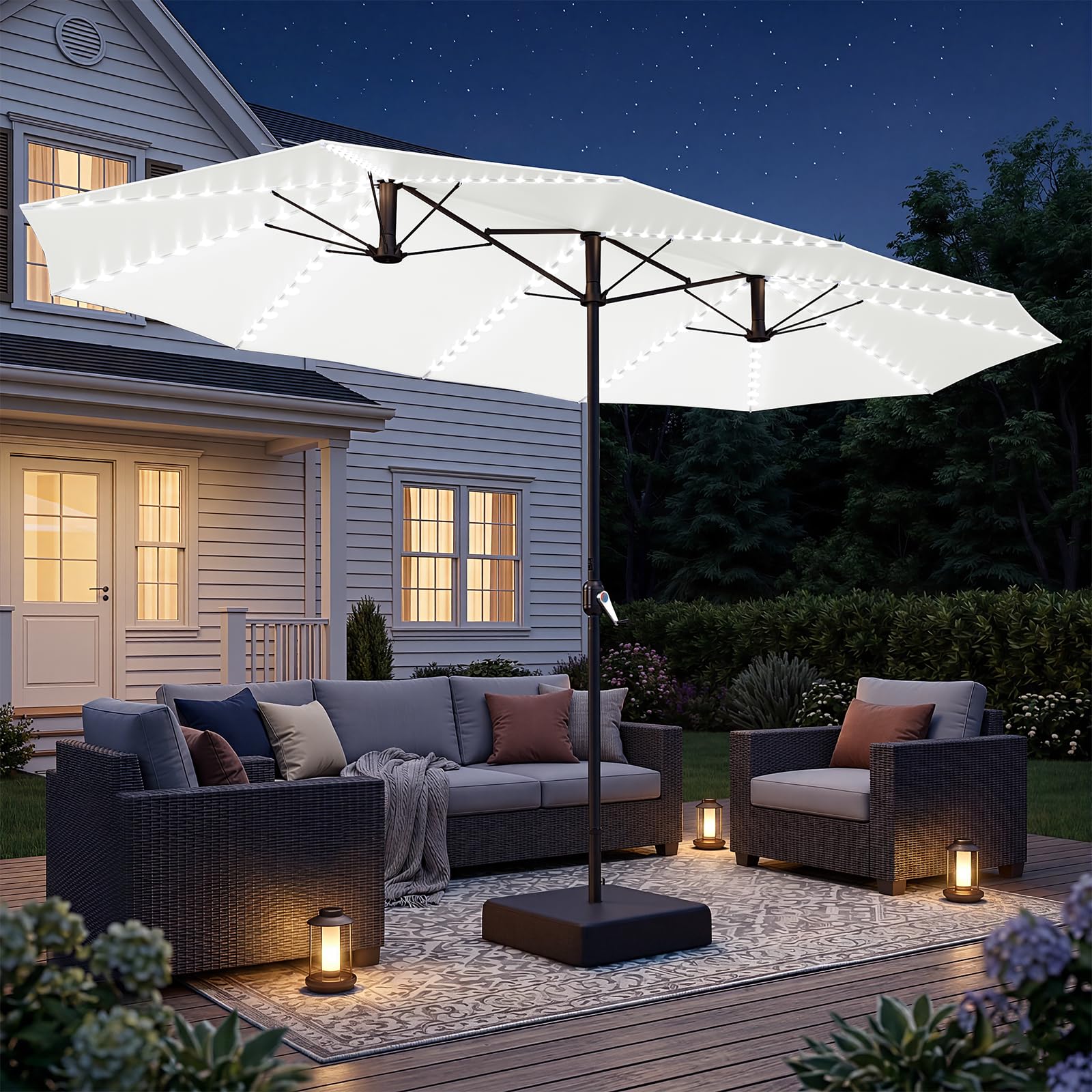 AECOJOY 15ft Patio Umbrella