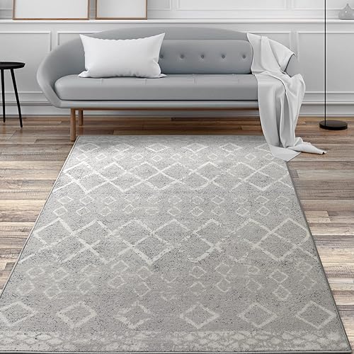 Miniatura 1 de Antep Rugs - Alfombras antideslizantes de 8 x 10 pies (antideslizante) con parte trasera de goma, de estilo antiguo, bohemio, marroquí y con pelo