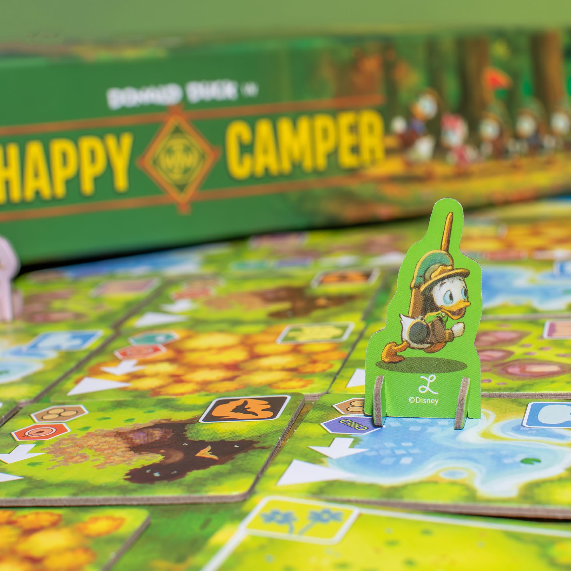 Maestro Media Ventures | Donald Duck In Happy Camper | Gioco Da Tavolo Per Famiglie | 2-4 Giocatori | 30-45 Min